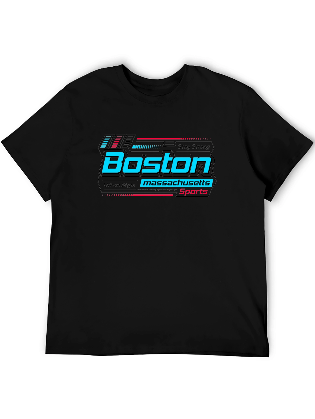 Boston Massachusetts Urban Style Sports T-Shirt