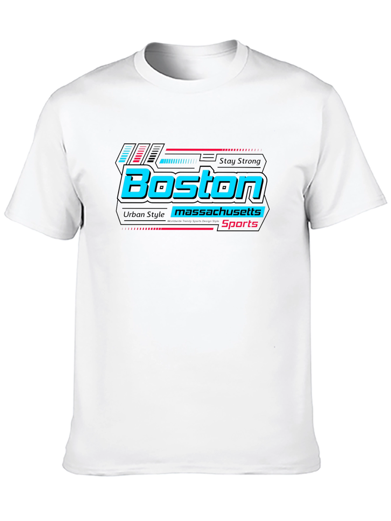Boston Massachusetts Urban Style Sports T-Shirt