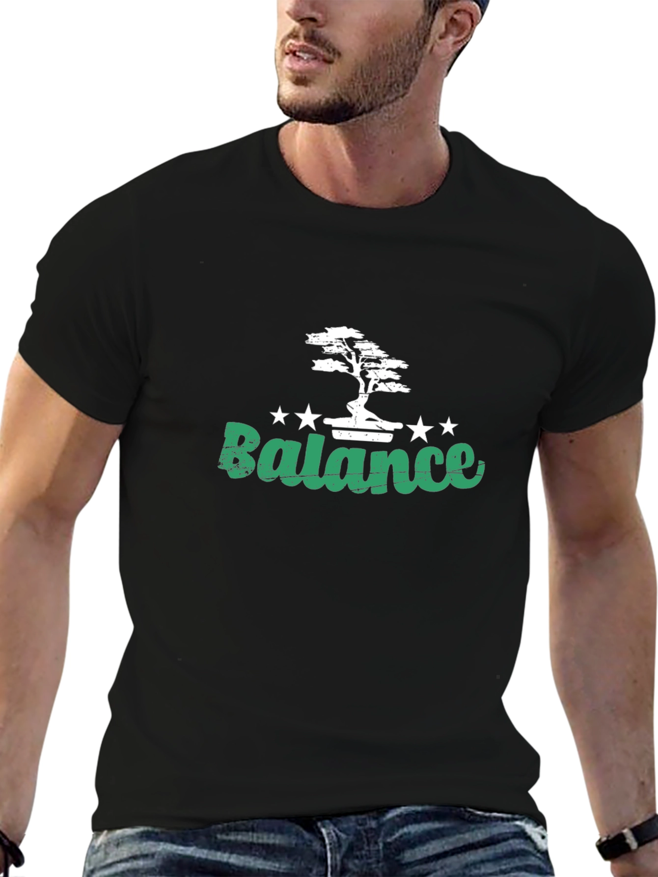 Balance Bonsai Tree Graphic T-Shirt - Unisex