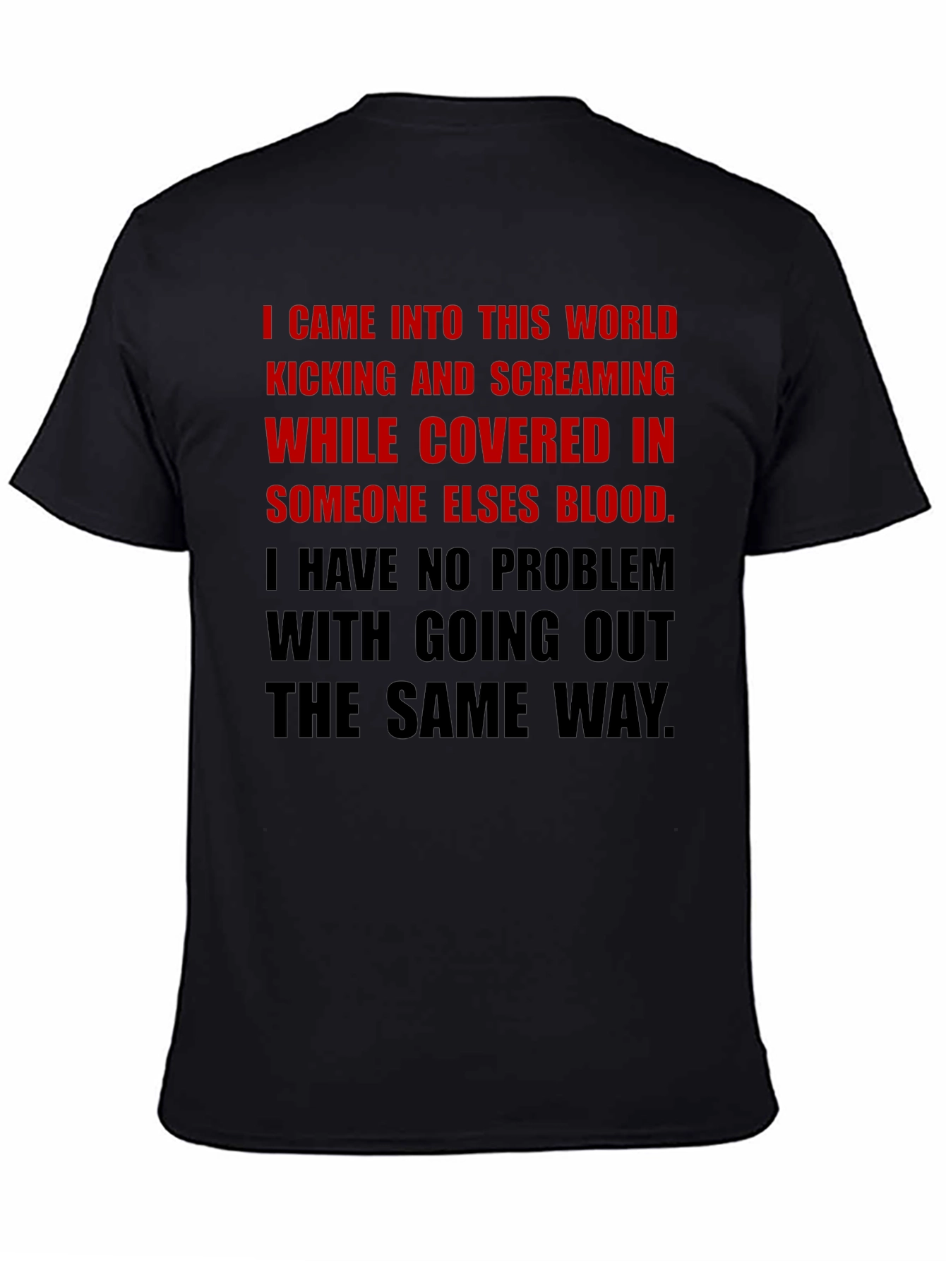 Edgy Graphic T-Shirt - Kicking & Screaming