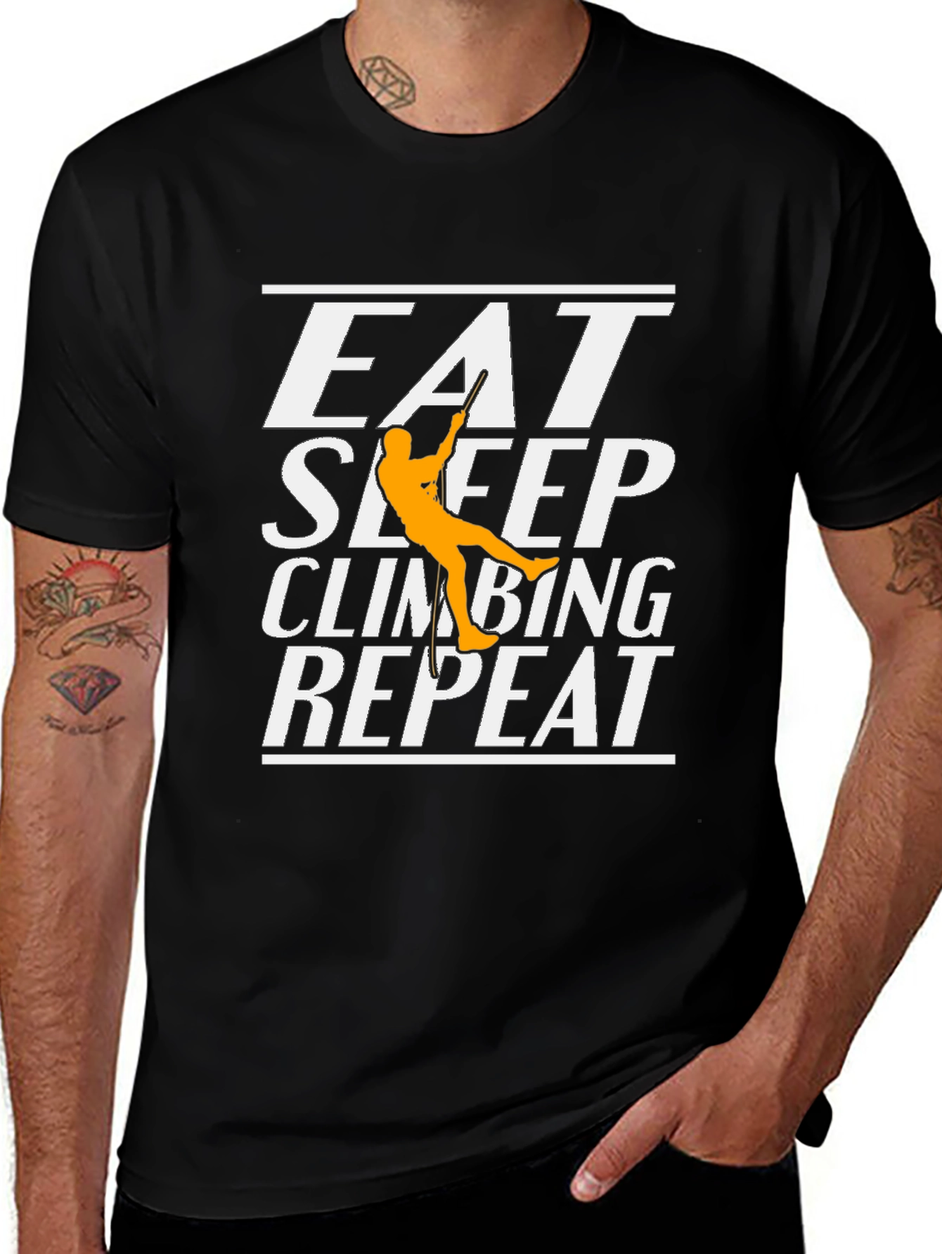 Eat Sleep Climbing Repeat T-Shirt