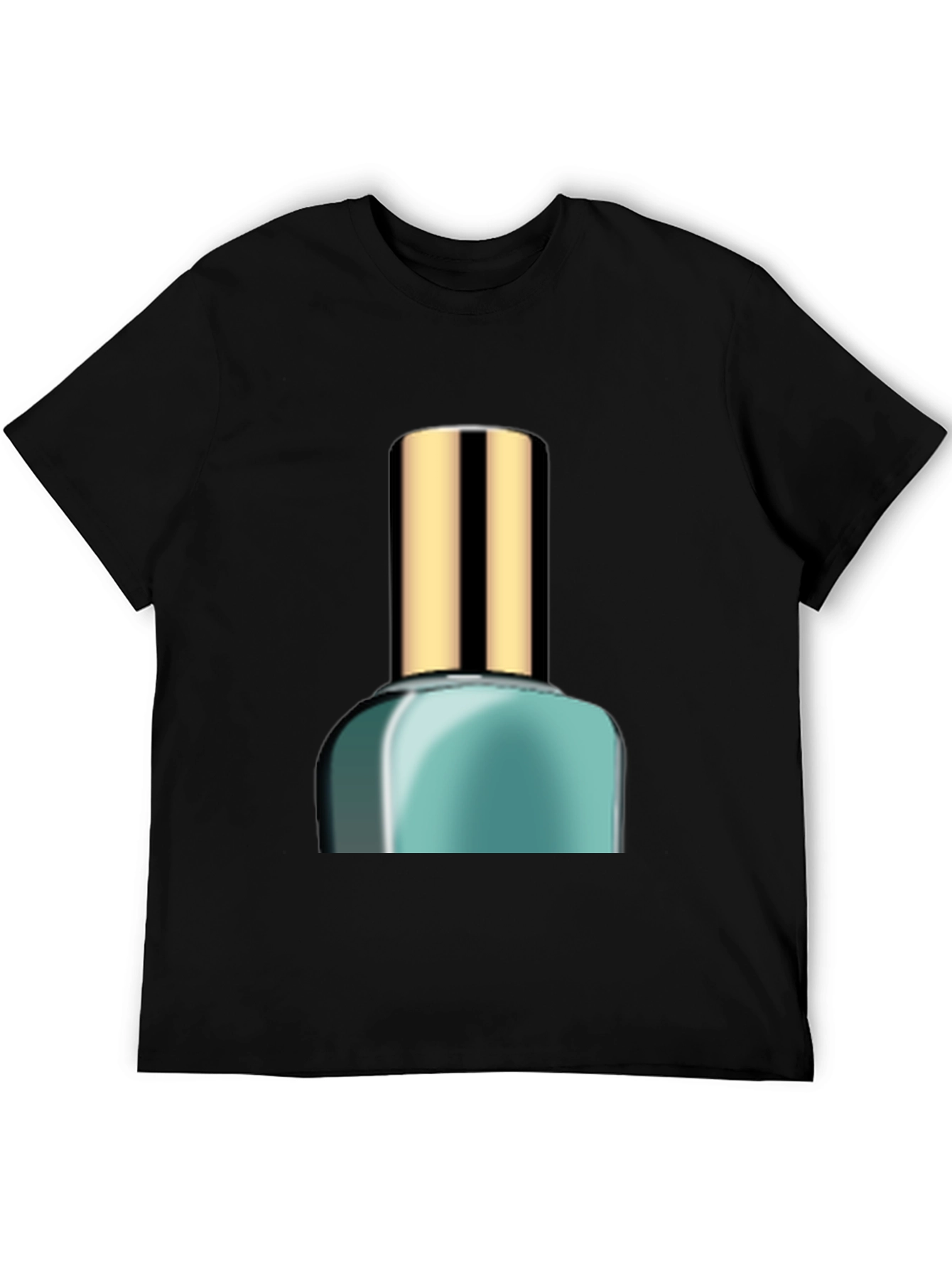 Trendy Nail Polish Graphic Tee - Modern Style