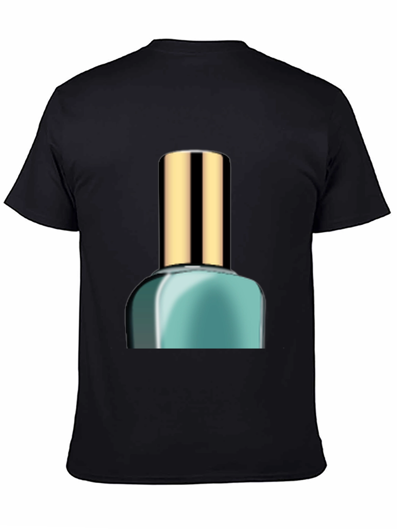 Trendy Nail Polish Graphic Tee - Modern Style