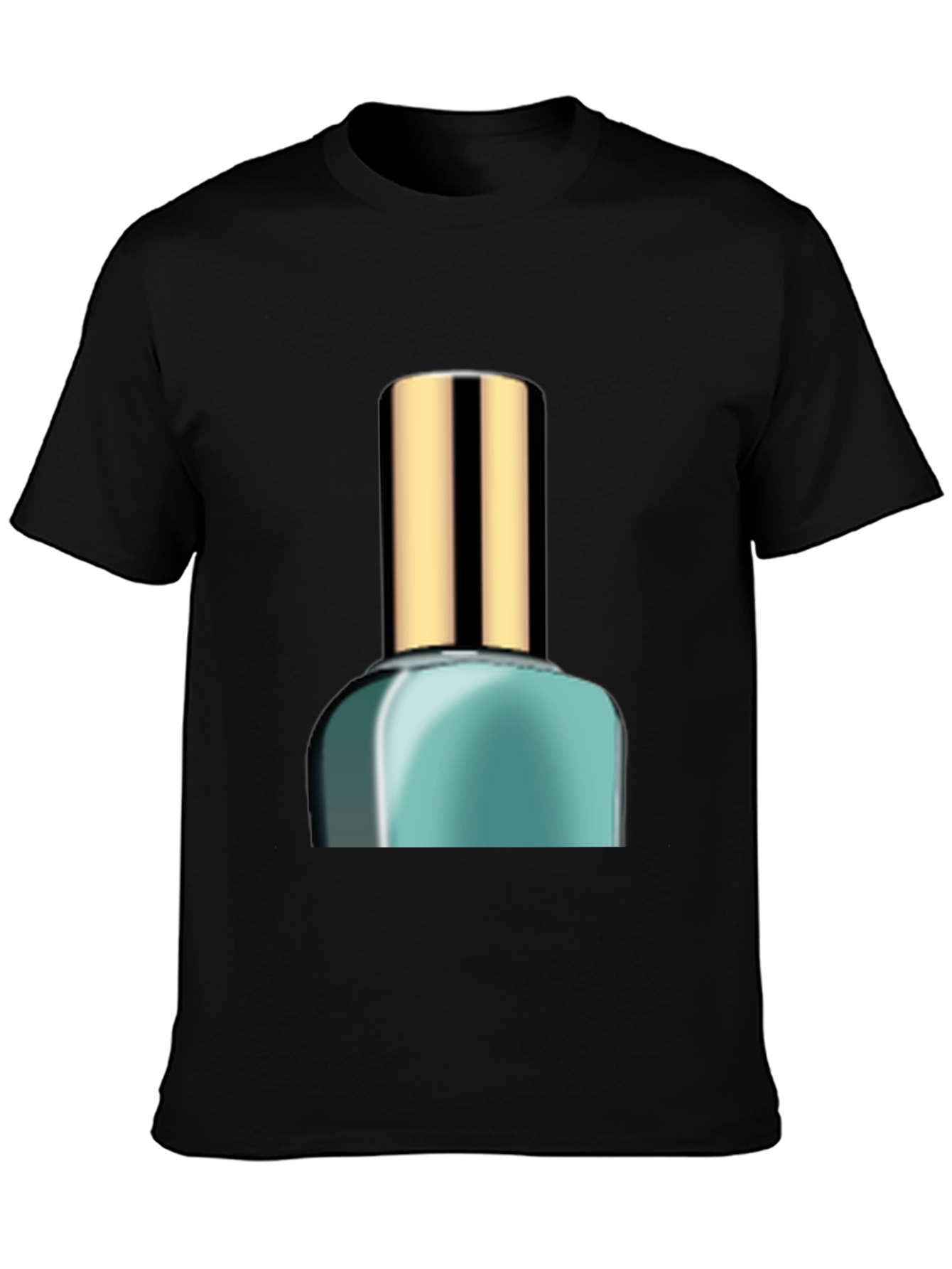 Trendy Nail Polish Graphic Tee - Modern Style