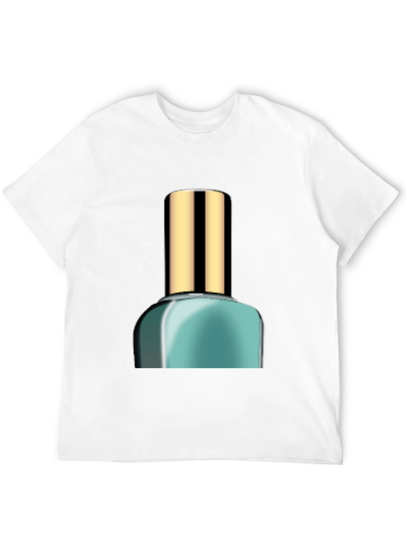 Trendy Nail Polish Graphic Tee - Modern Style