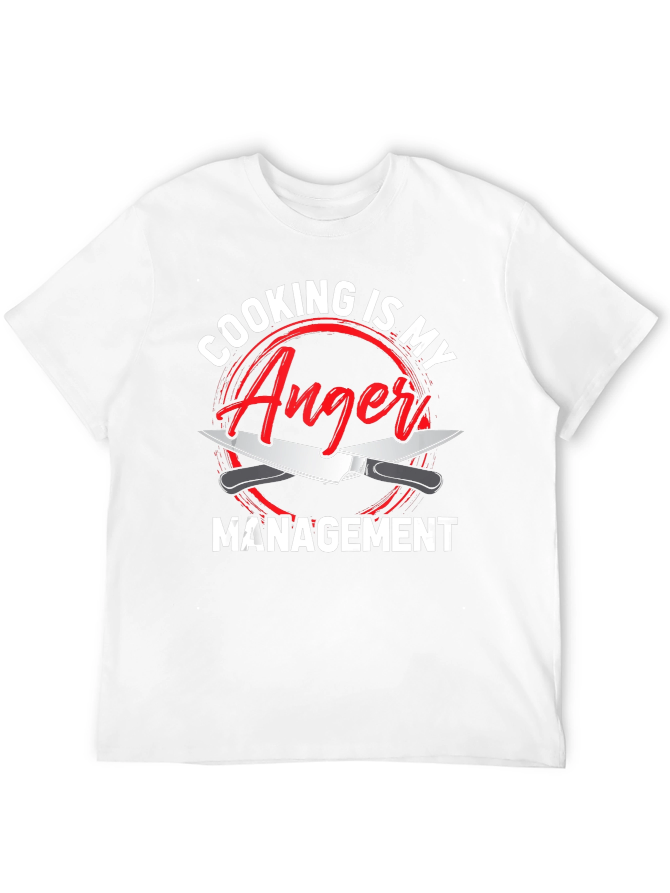 Cooking is My Anger Management Funny Chef T-Shirt