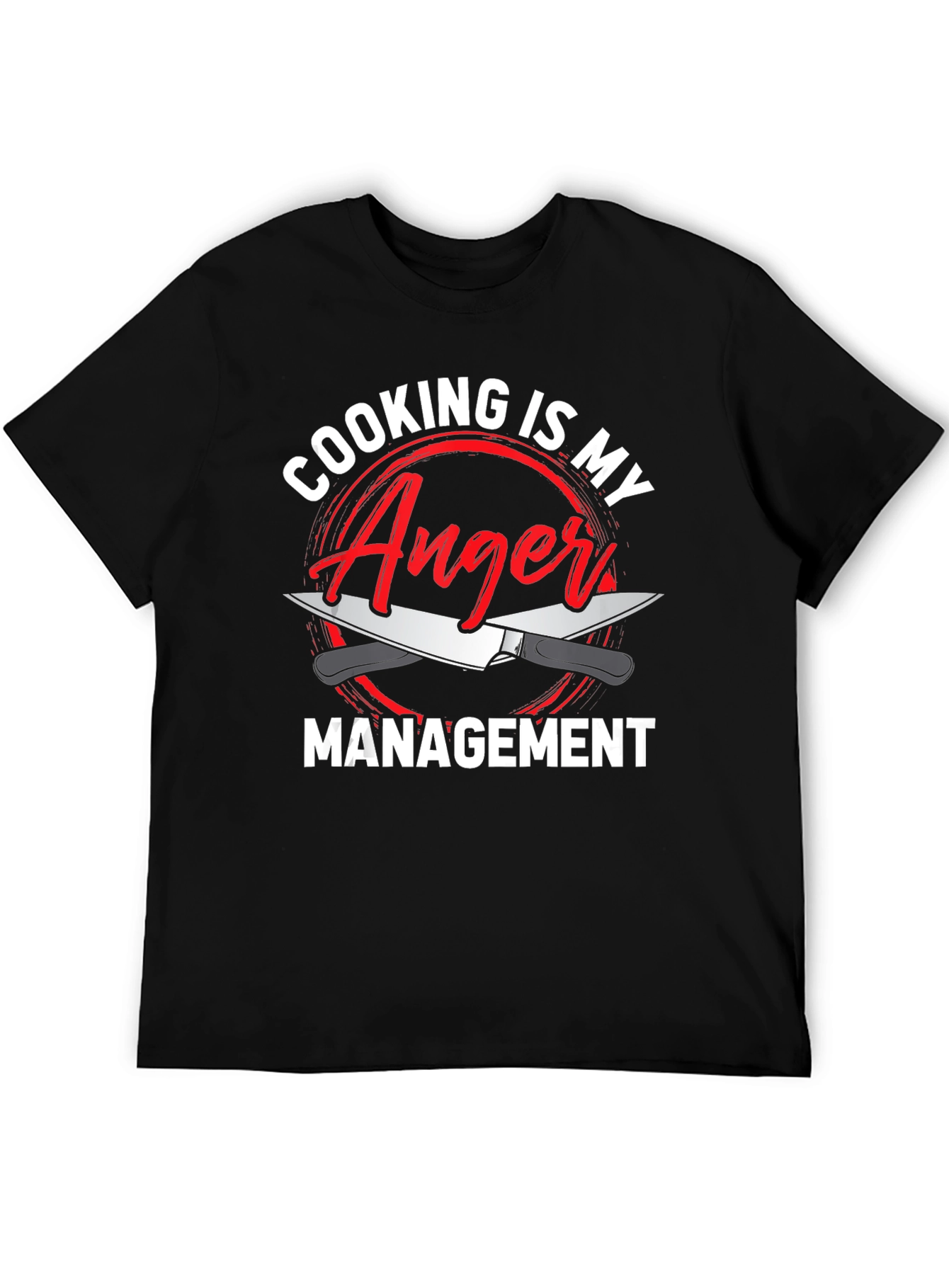 Cooking is My Anger Management Funny Chef T-Shirt