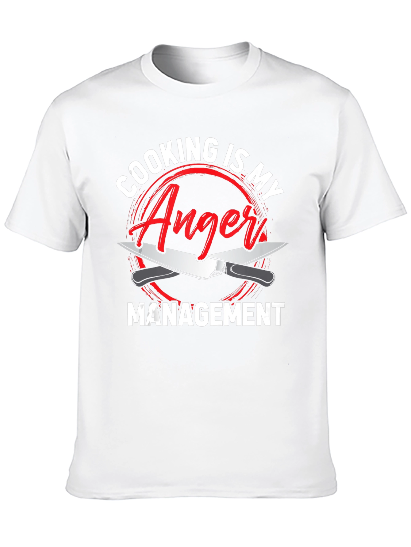 Cooking is My Anger Management Funny Chef T-Shirt