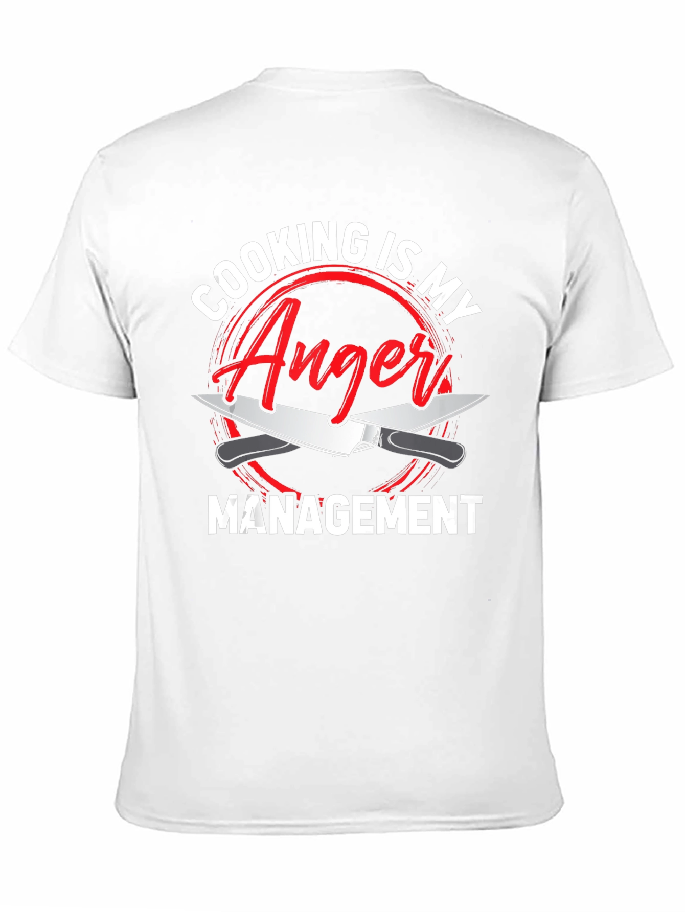 Cooking is My Anger Management Funny Chef T-Shirt