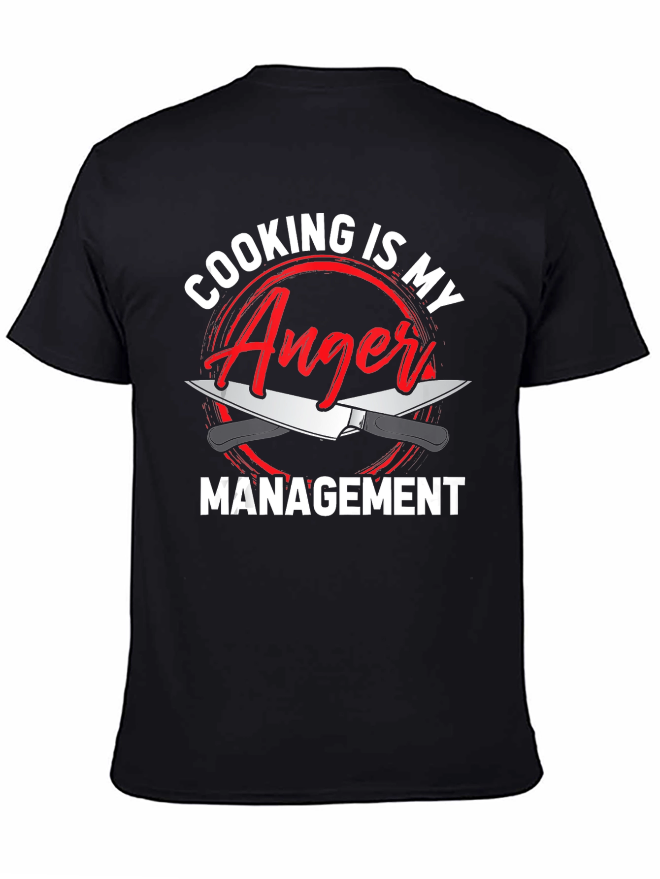 Cooking is My Anger Management Funny Chef T-Shirt