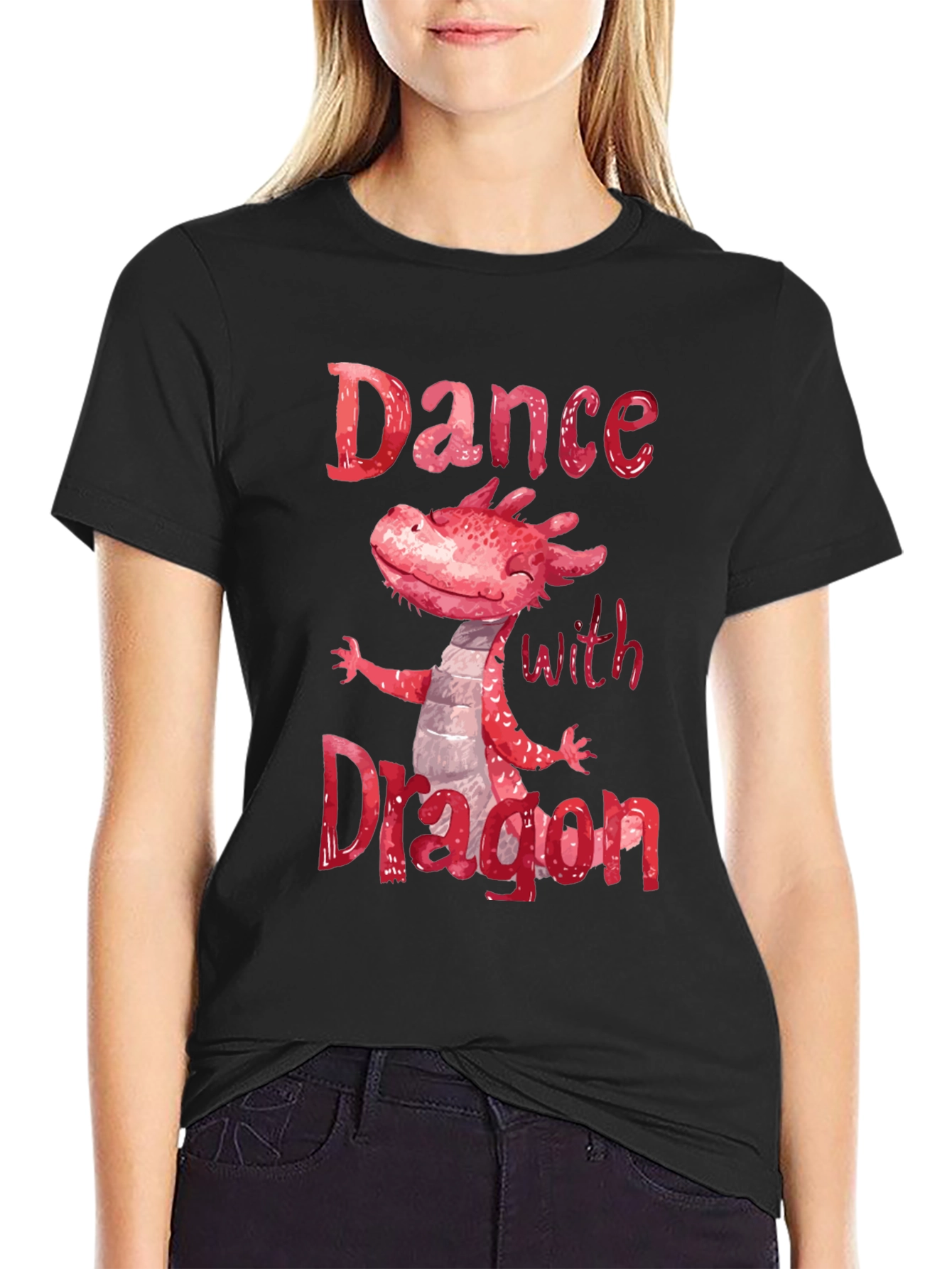 Dance With Dragon Graphic T-Shirt