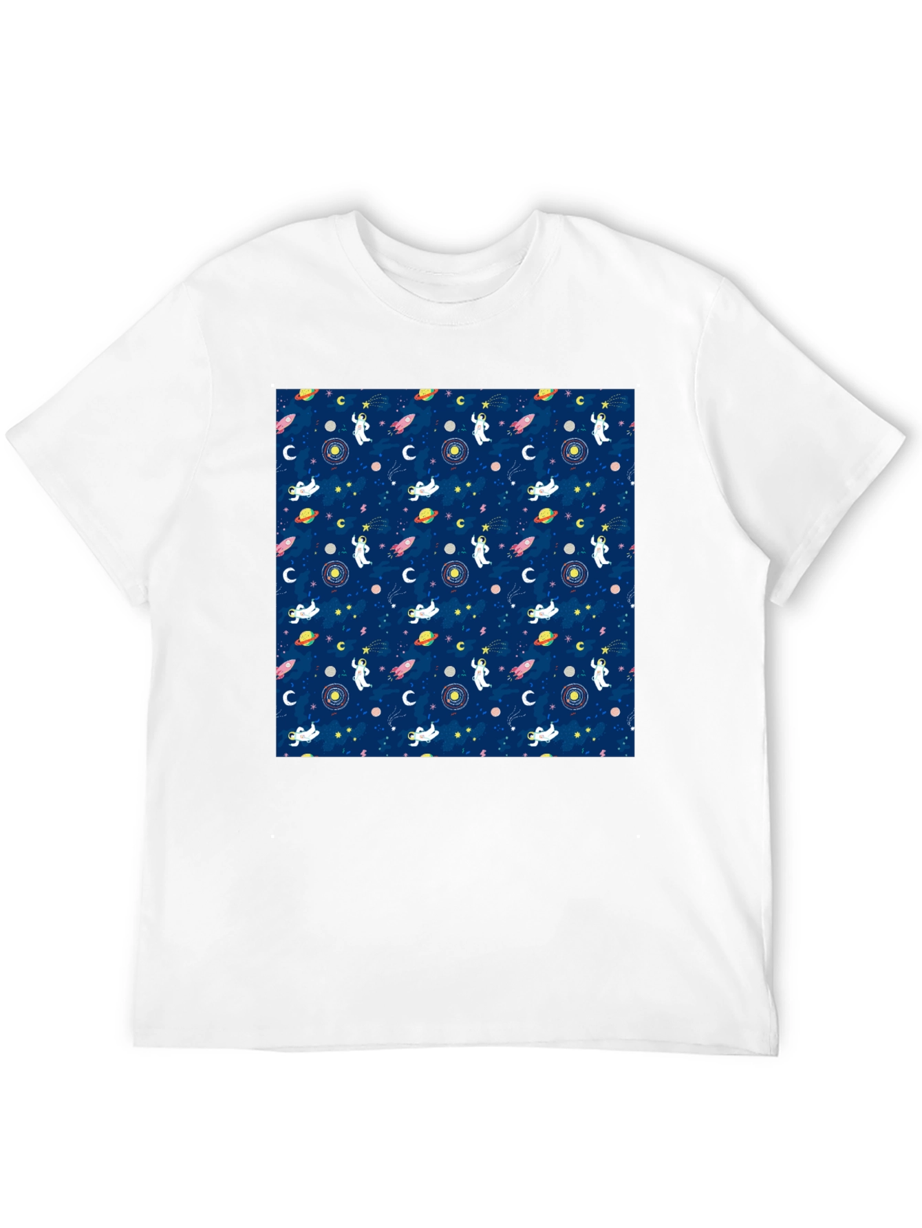 Cosmic Astronauts Black T-Shirt