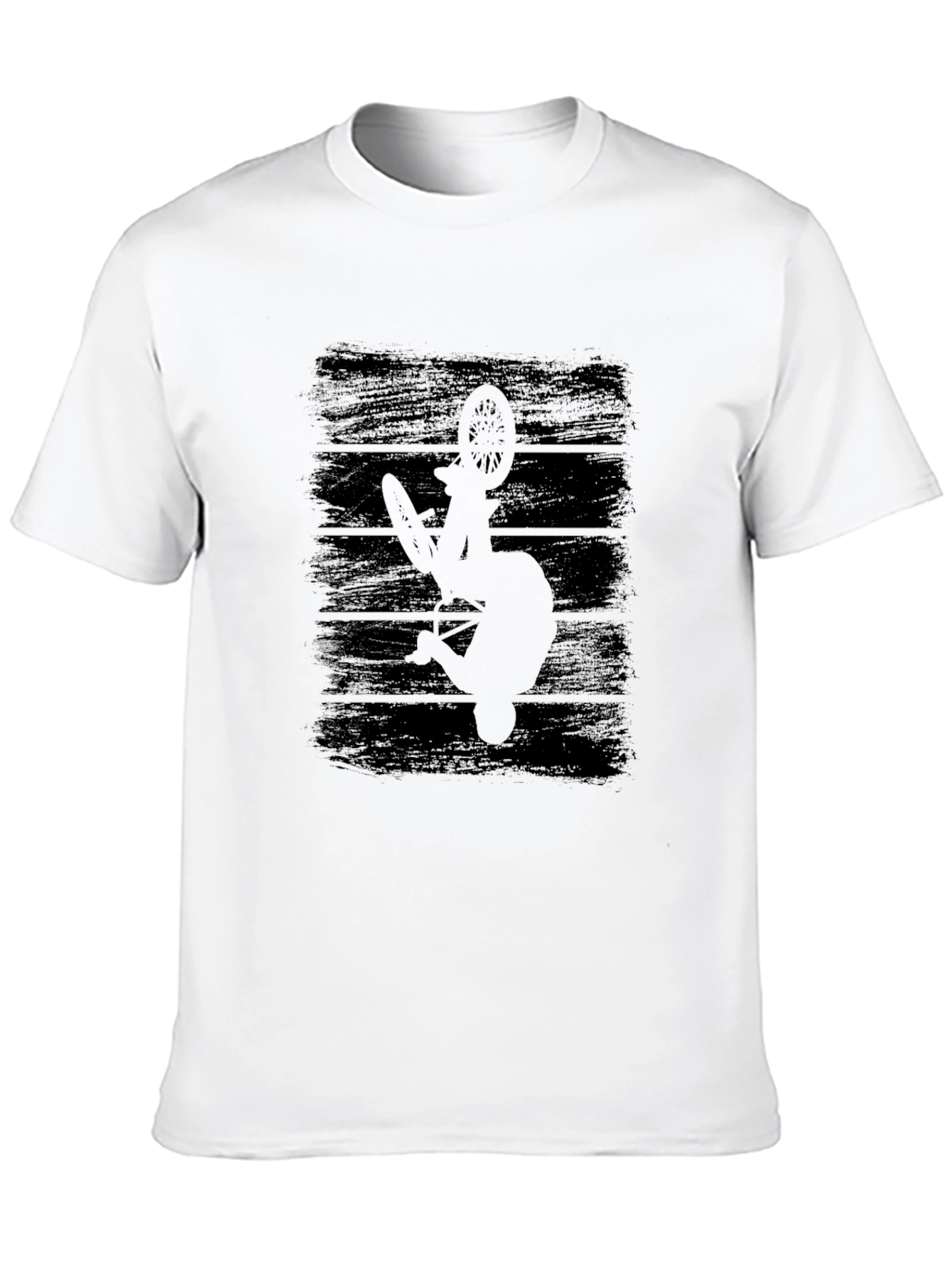 Black BMX Rider Graphic Tee