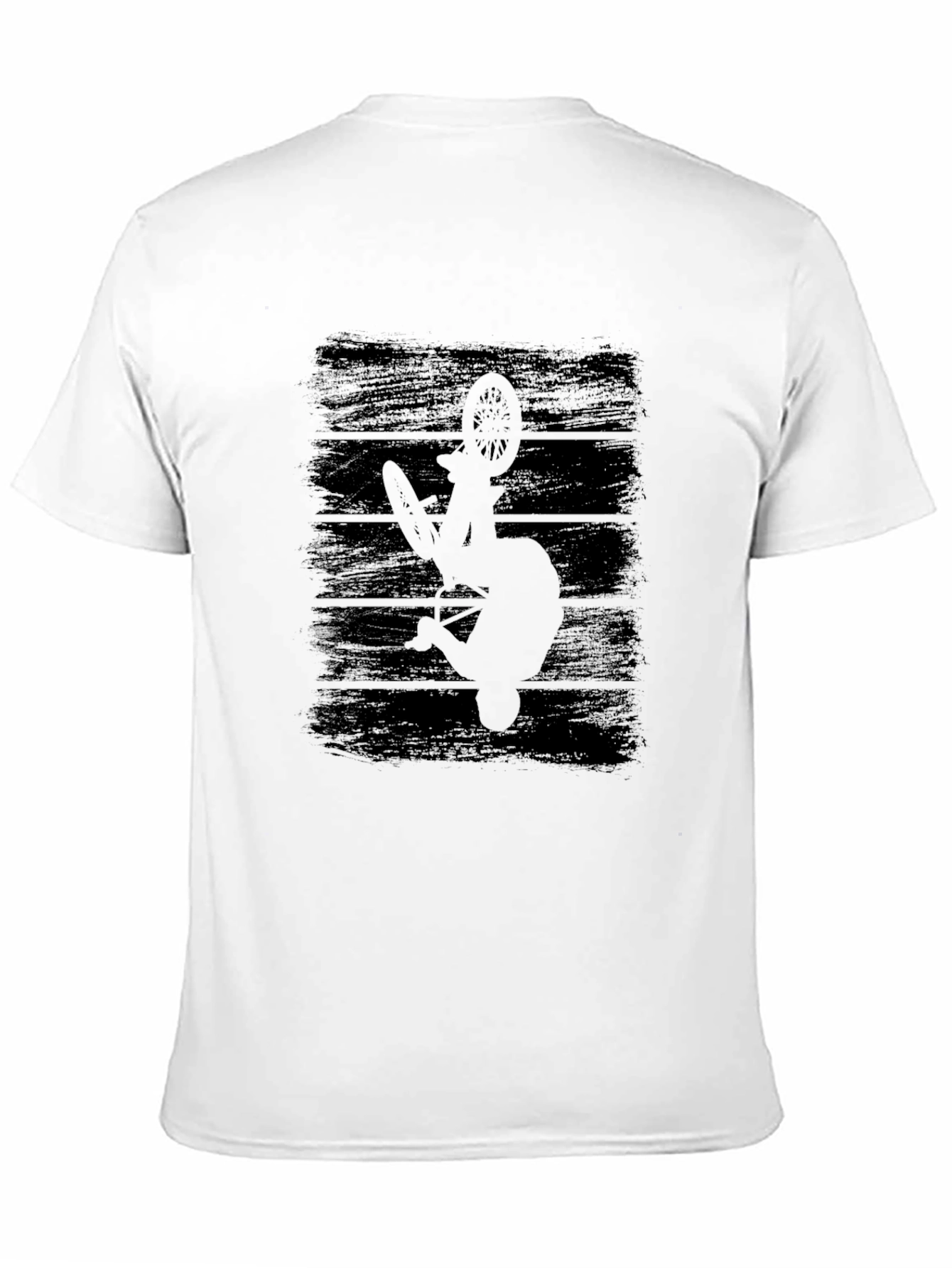 Black BMX Rider Graphic Tee