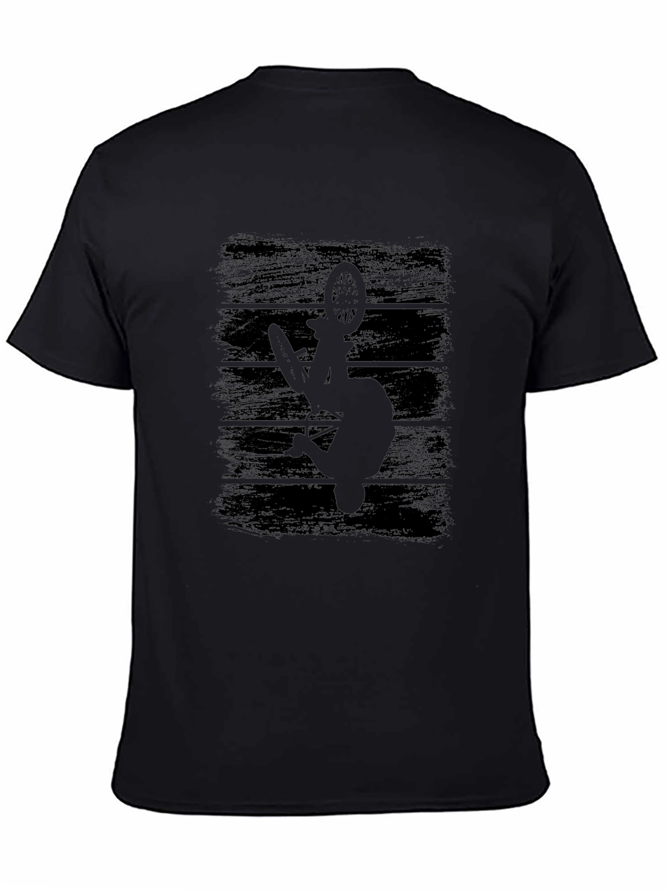 Black BMX Rider Graphic Tee