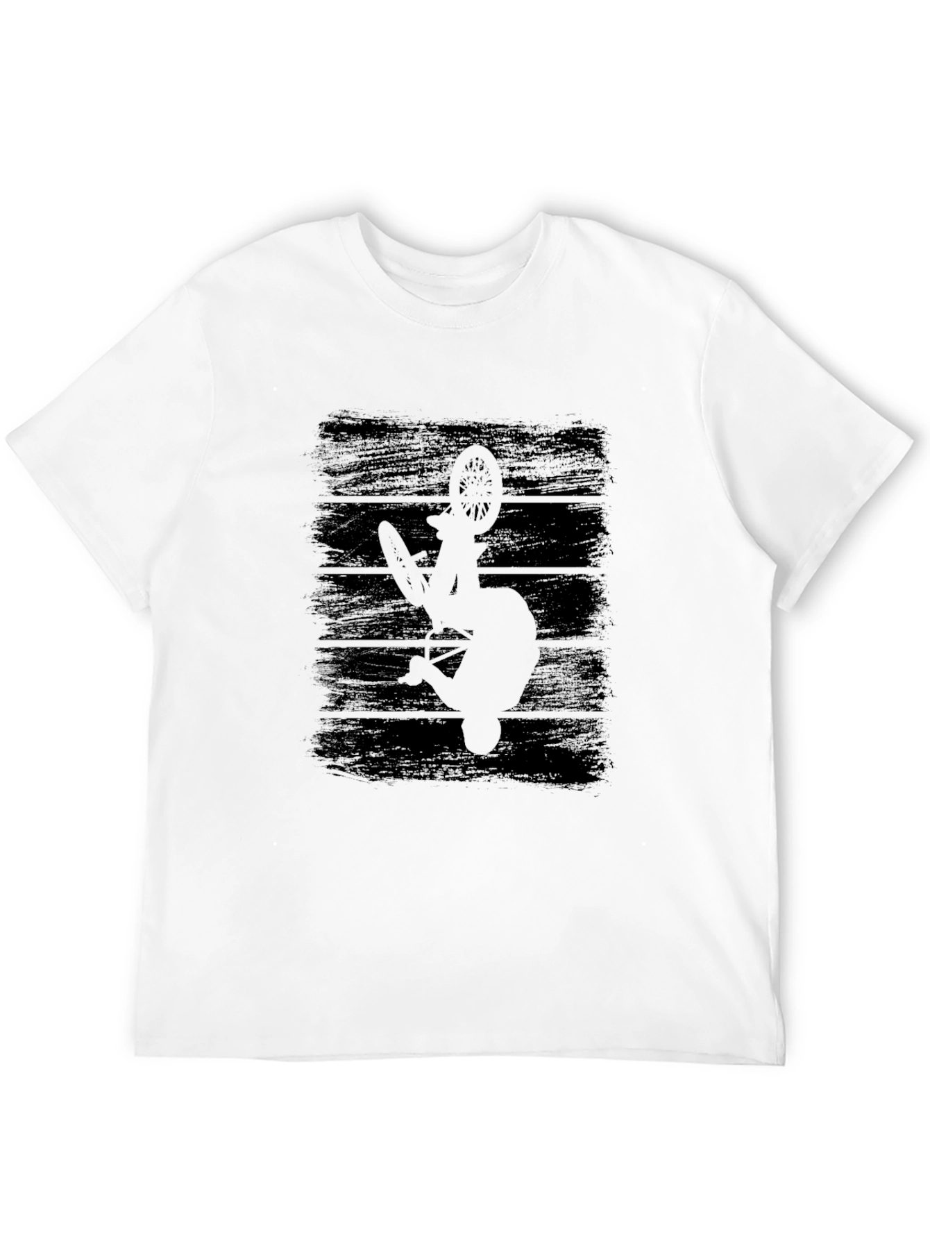 Black BMX Rider Graphic Tee