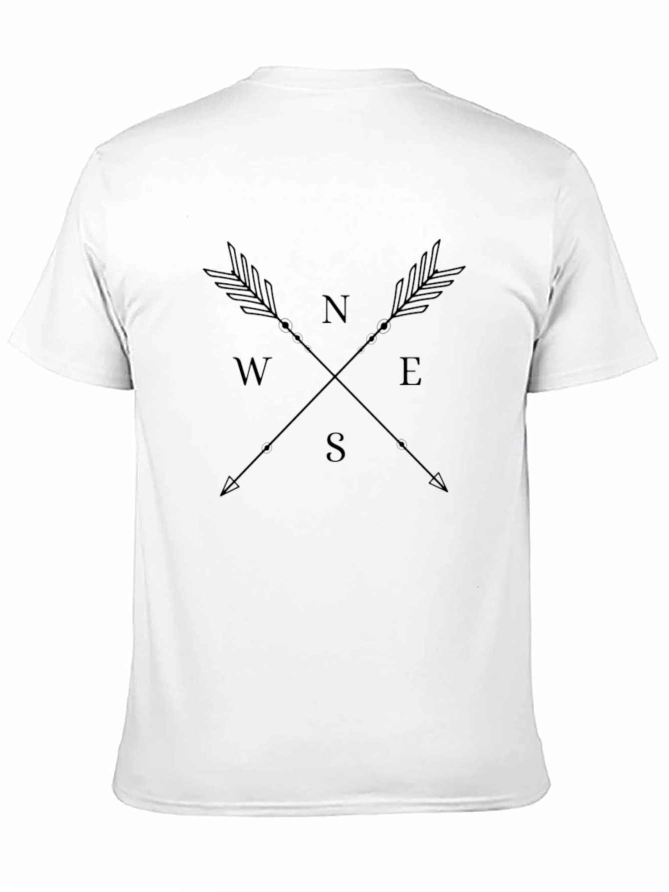Compass Arrow T-Shirt - Stylish Direction Tee