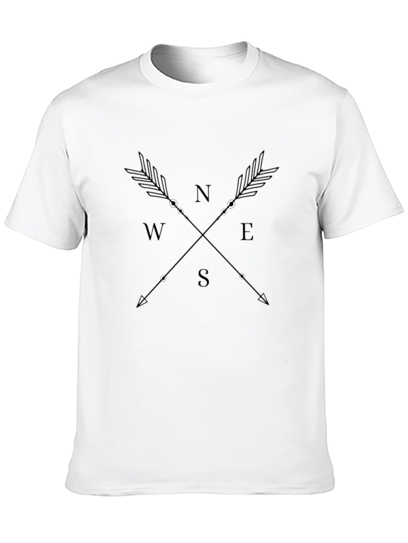 Compass Arrow T-Shirt - Stylish Direction Tee