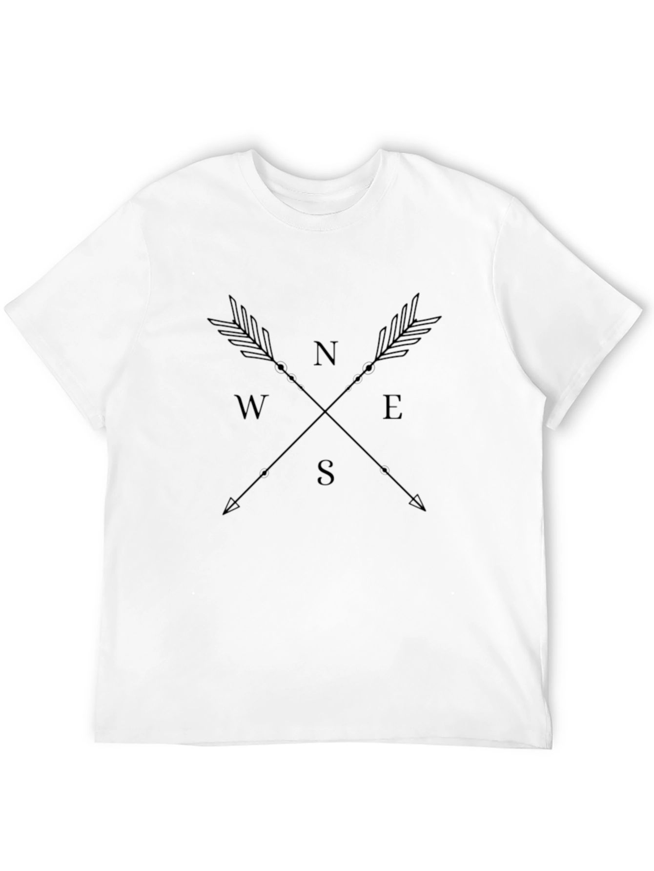 Compass Arrow T-Shirt - Stylish Direction Tee