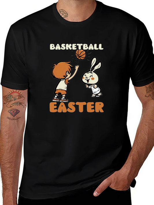 Basketball Easter Graphic Tee
