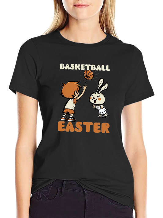 Basketball Easter Graphic Tee