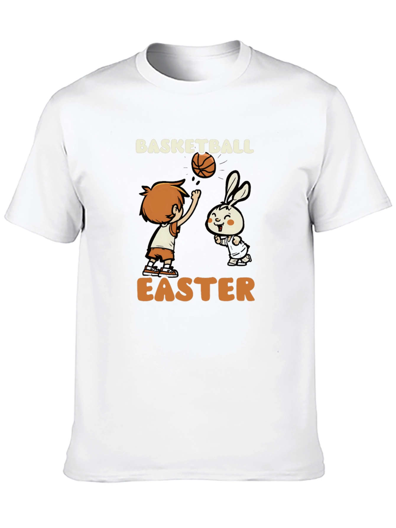 Basketball Easter Graphic Tee
