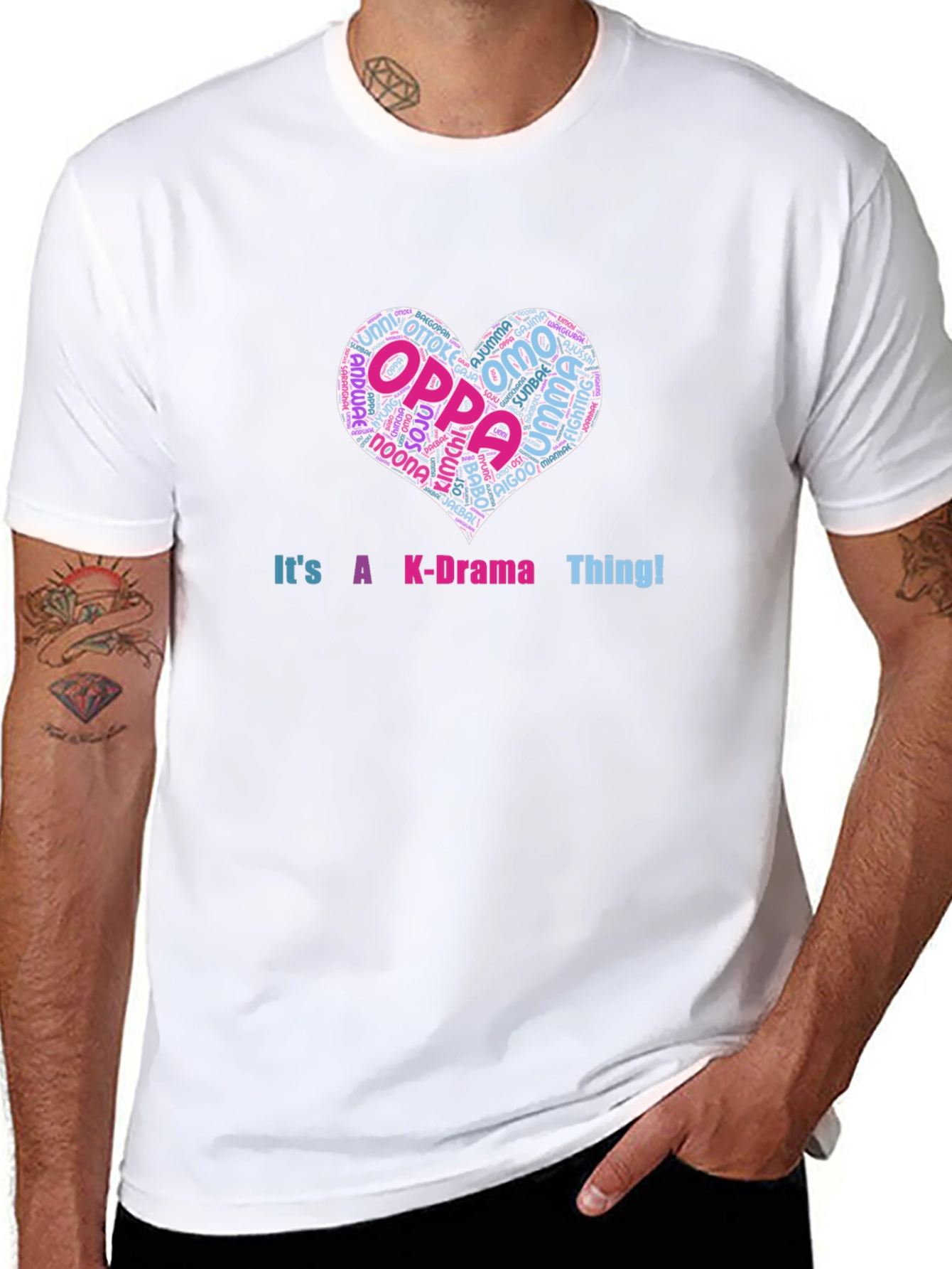 K-Drama Thing T-Shirt - Oppa Heart