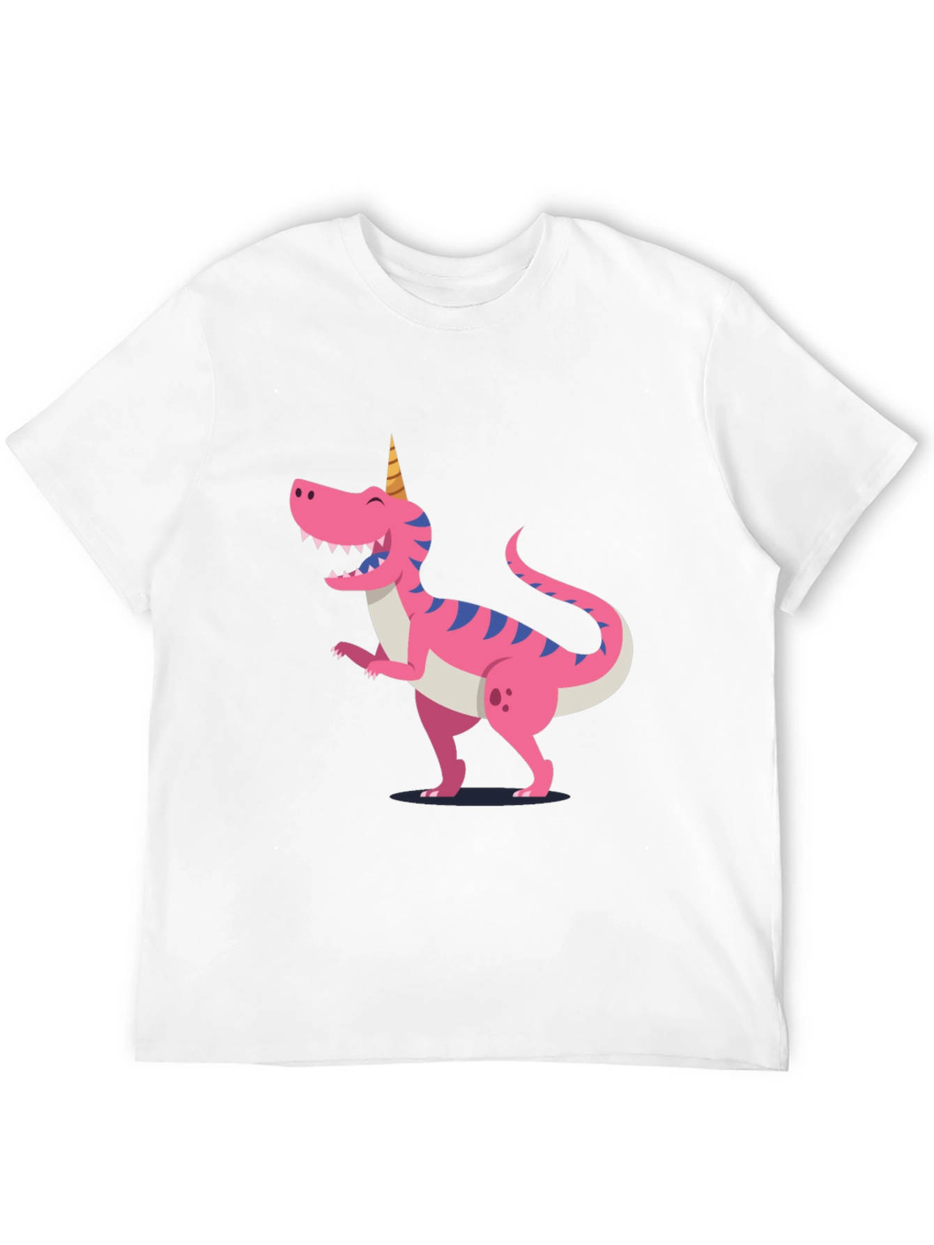Dino-Unicorn T-Shirt - Black Cotton Tee