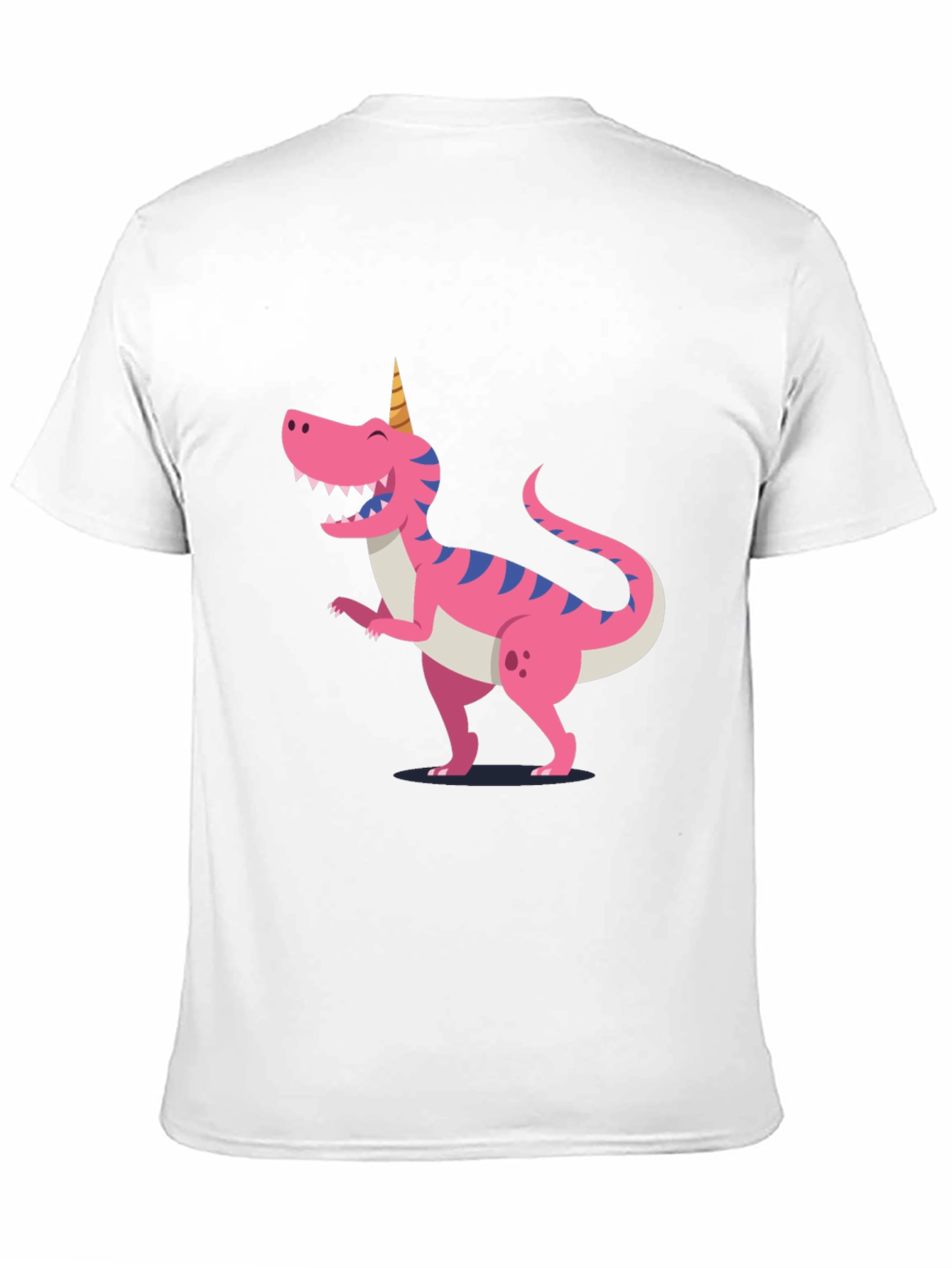 Dino-Unicorn T-Shirt - Black Cotton Tee