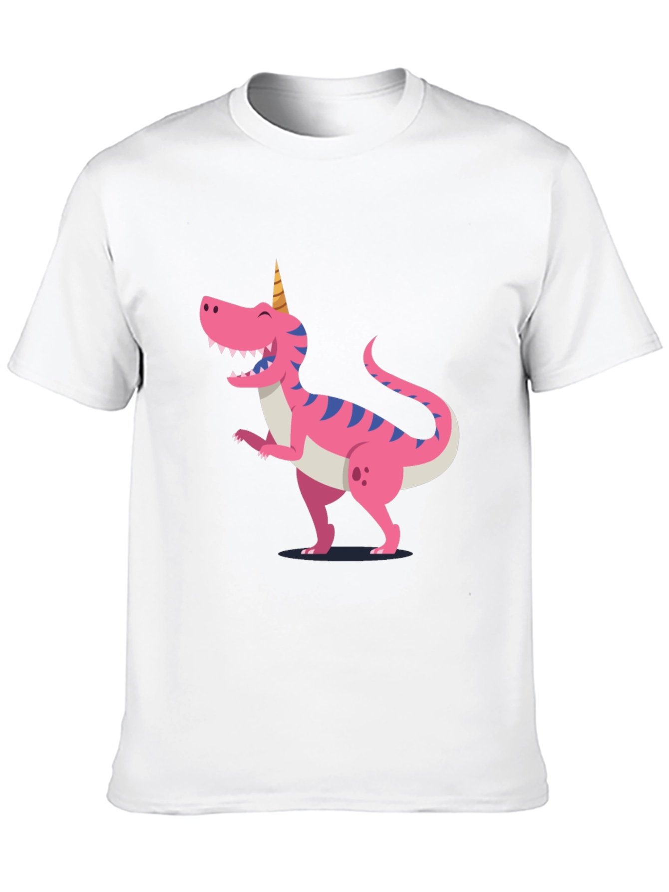 Dino-Unicorn T-Shirt - Black Cotton Tee