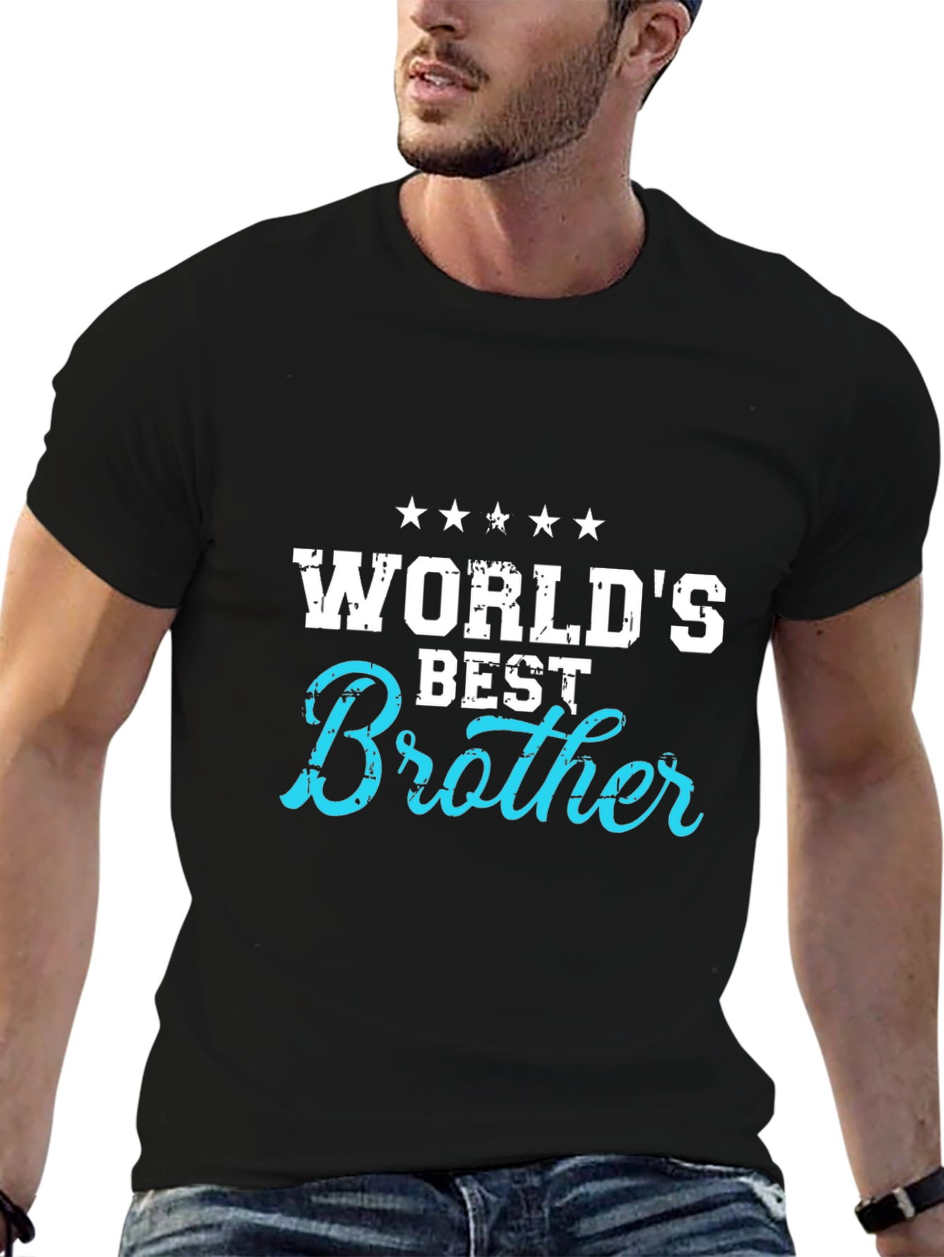 Worlds Best Brother Black T-Shirt