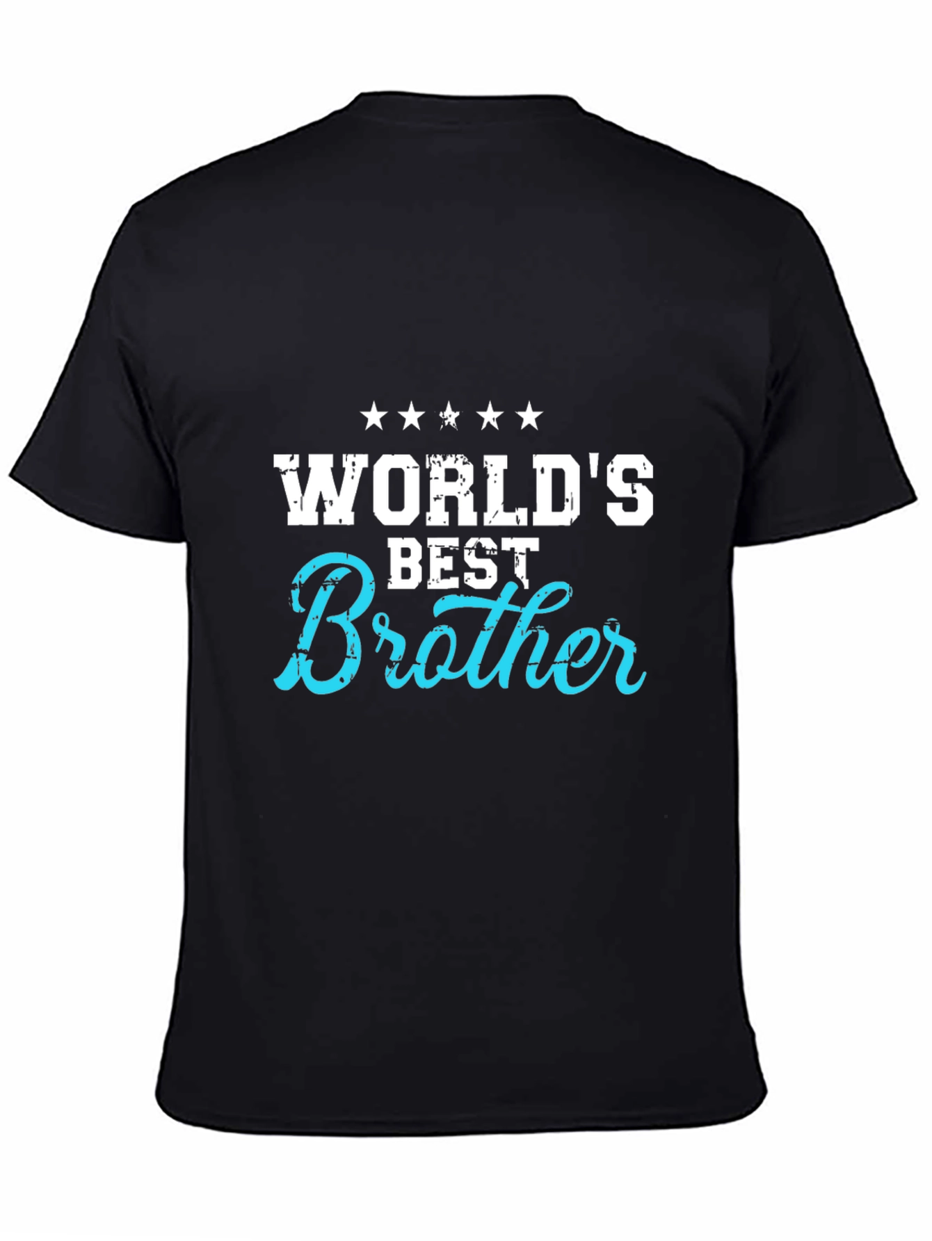 Worlds Best Brother Black T-Shirt