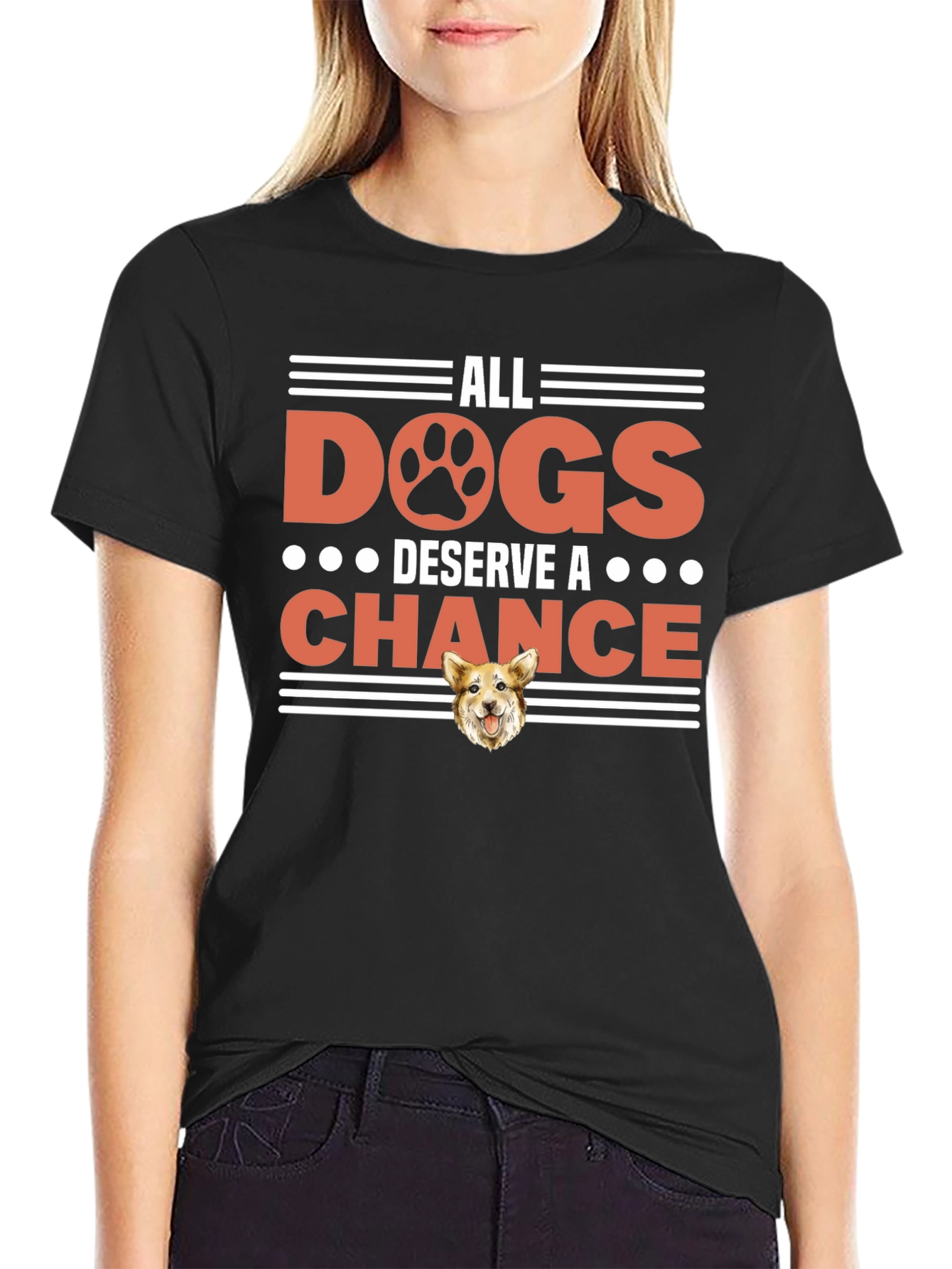 All Dogs Deserve a Chance Graphic Tee