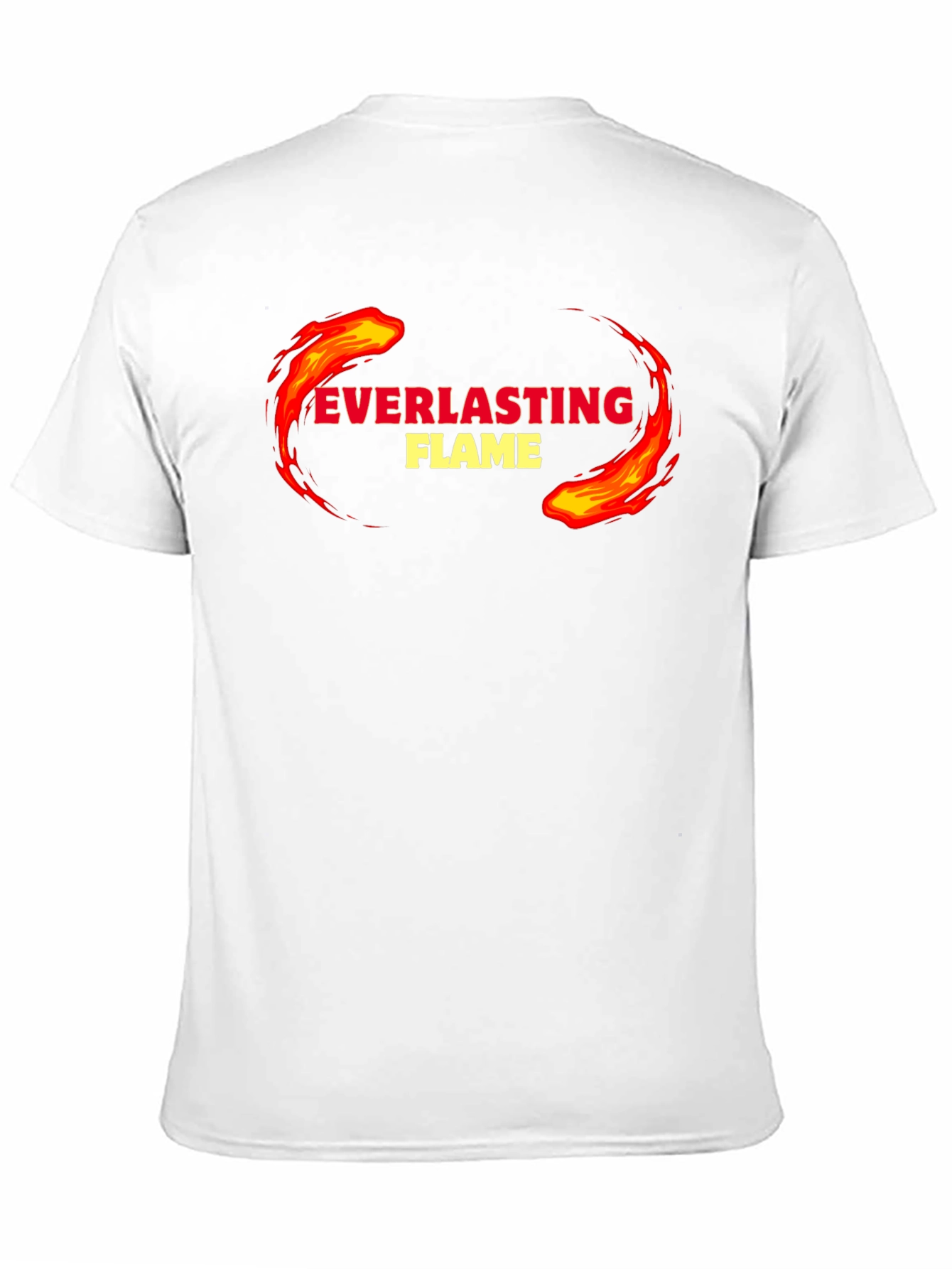Everlasting Flame Graphic Tee - Black Cotton