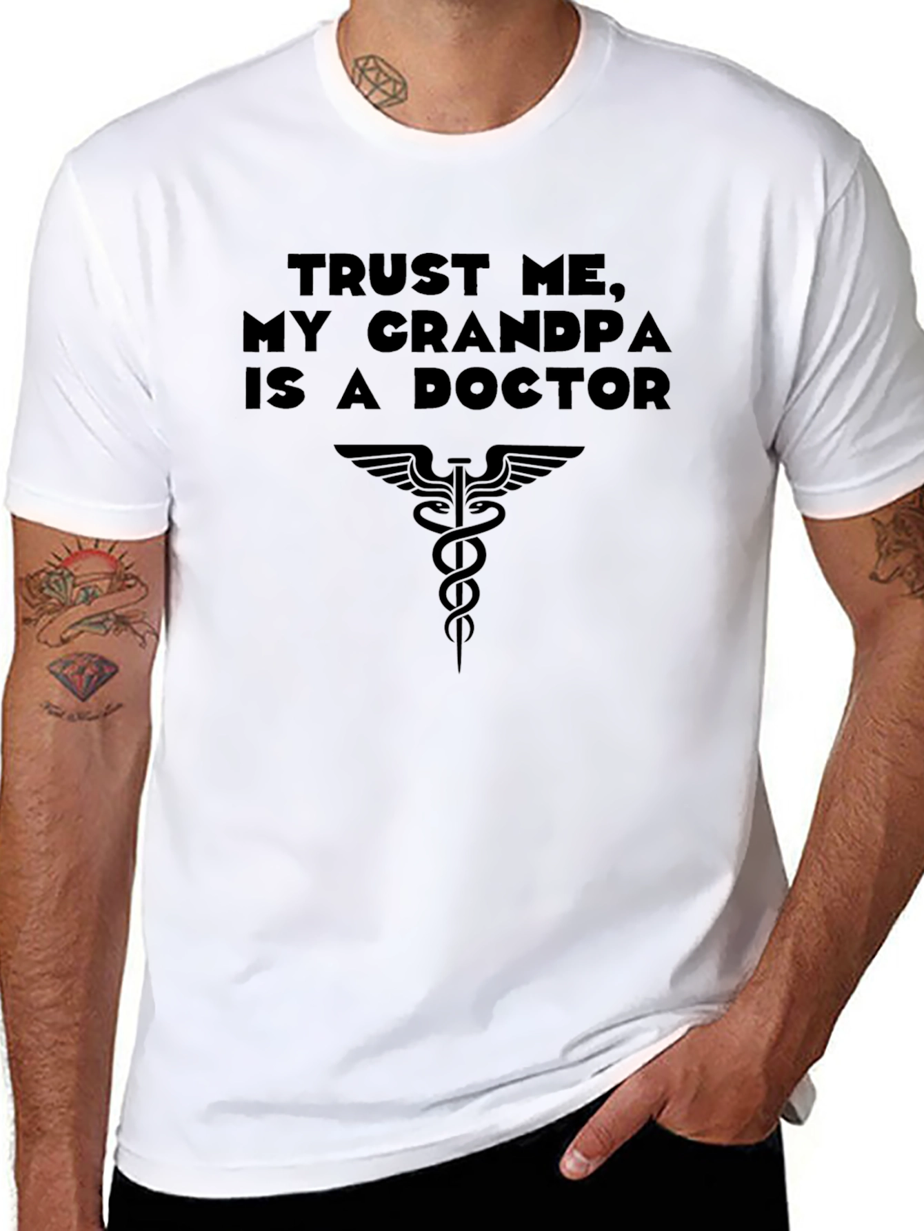 Trust Me My Grandpa is a Doctor T-Shirt