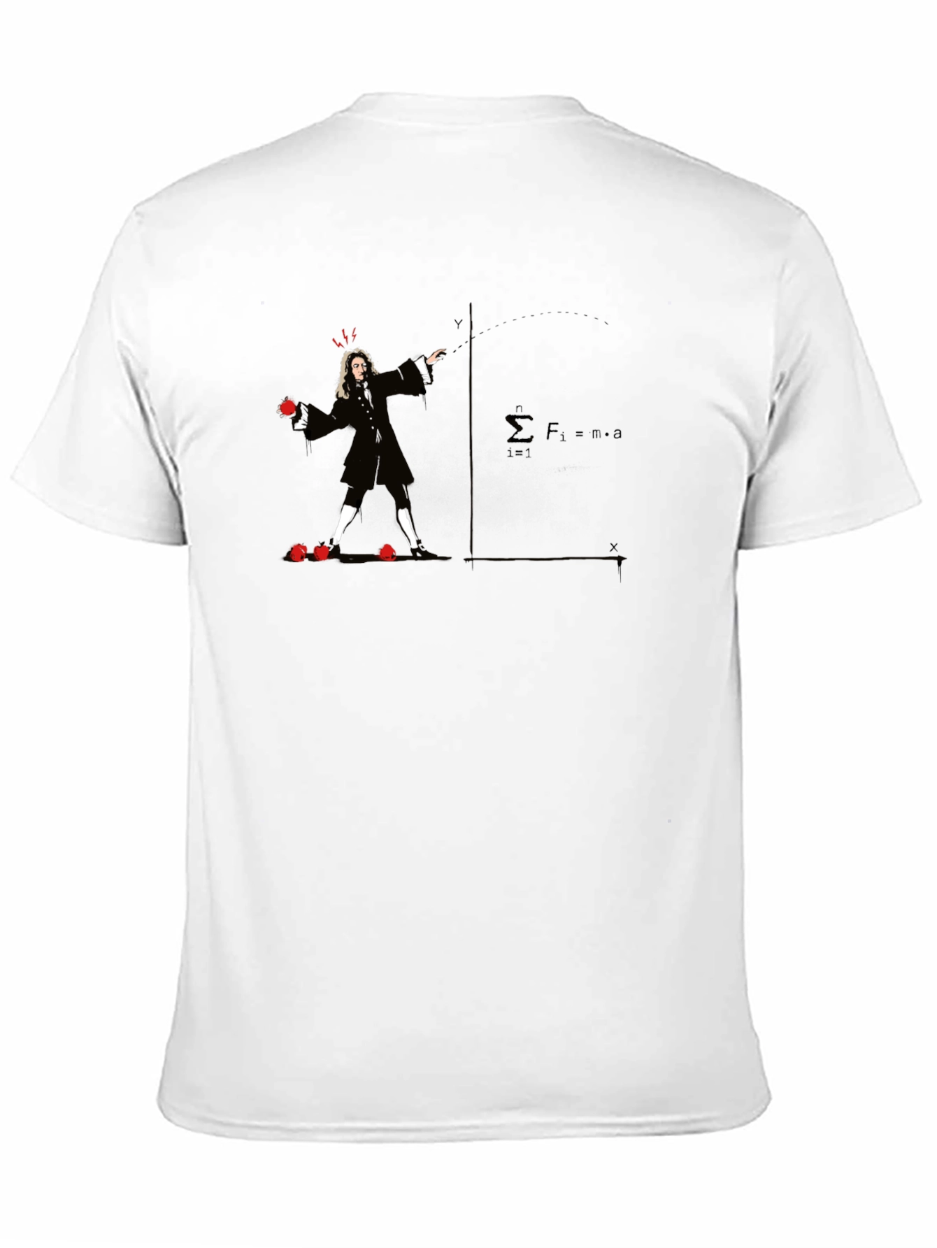 Newtons Apple Black T-Shirt