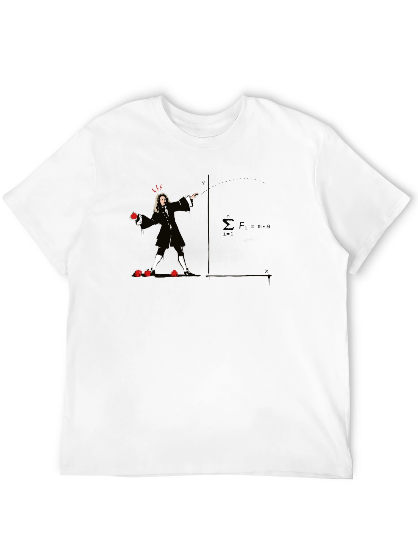 Newtons Apple Black T-Shirt