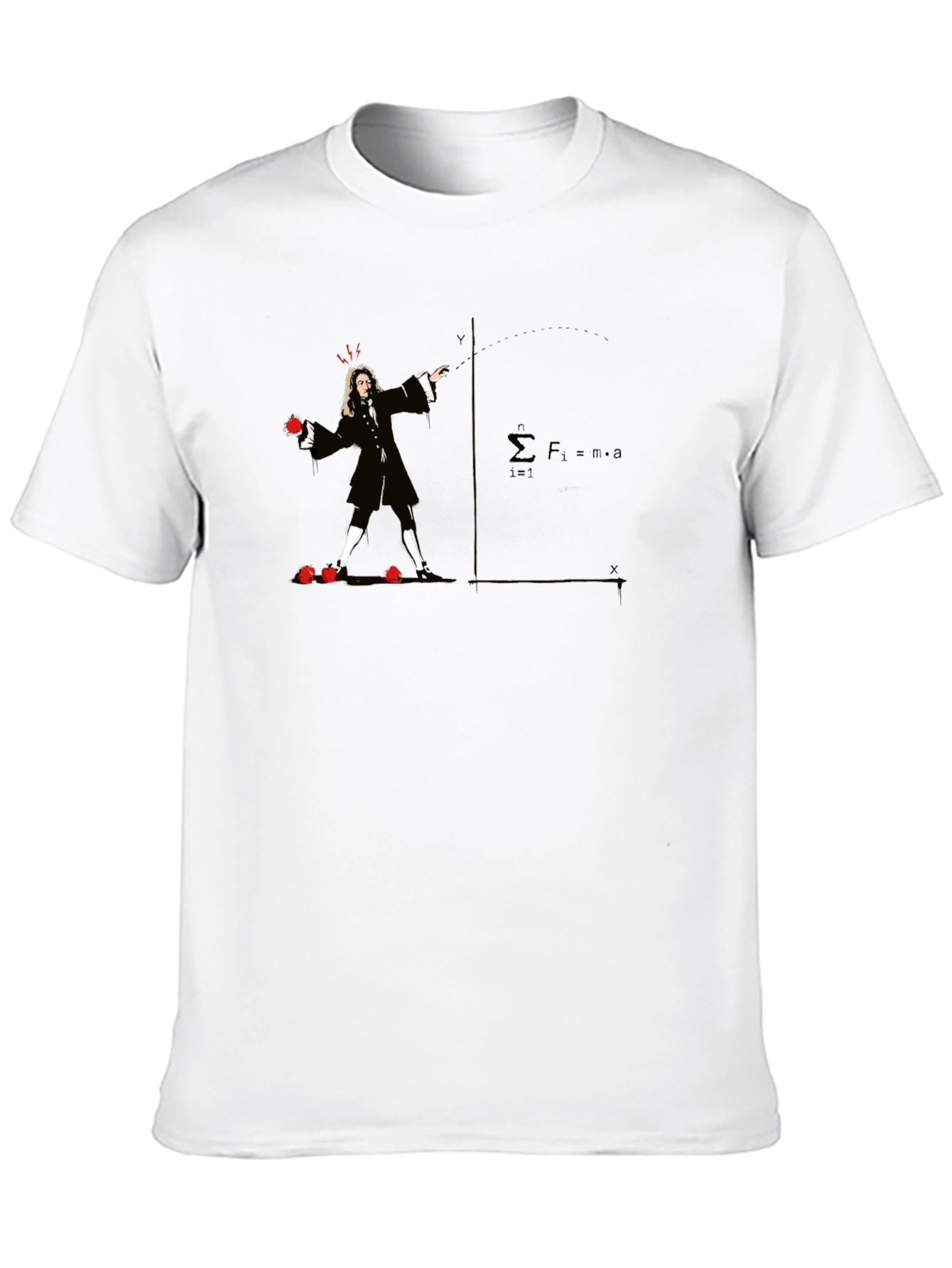Newtons Apple Black T-Shirt