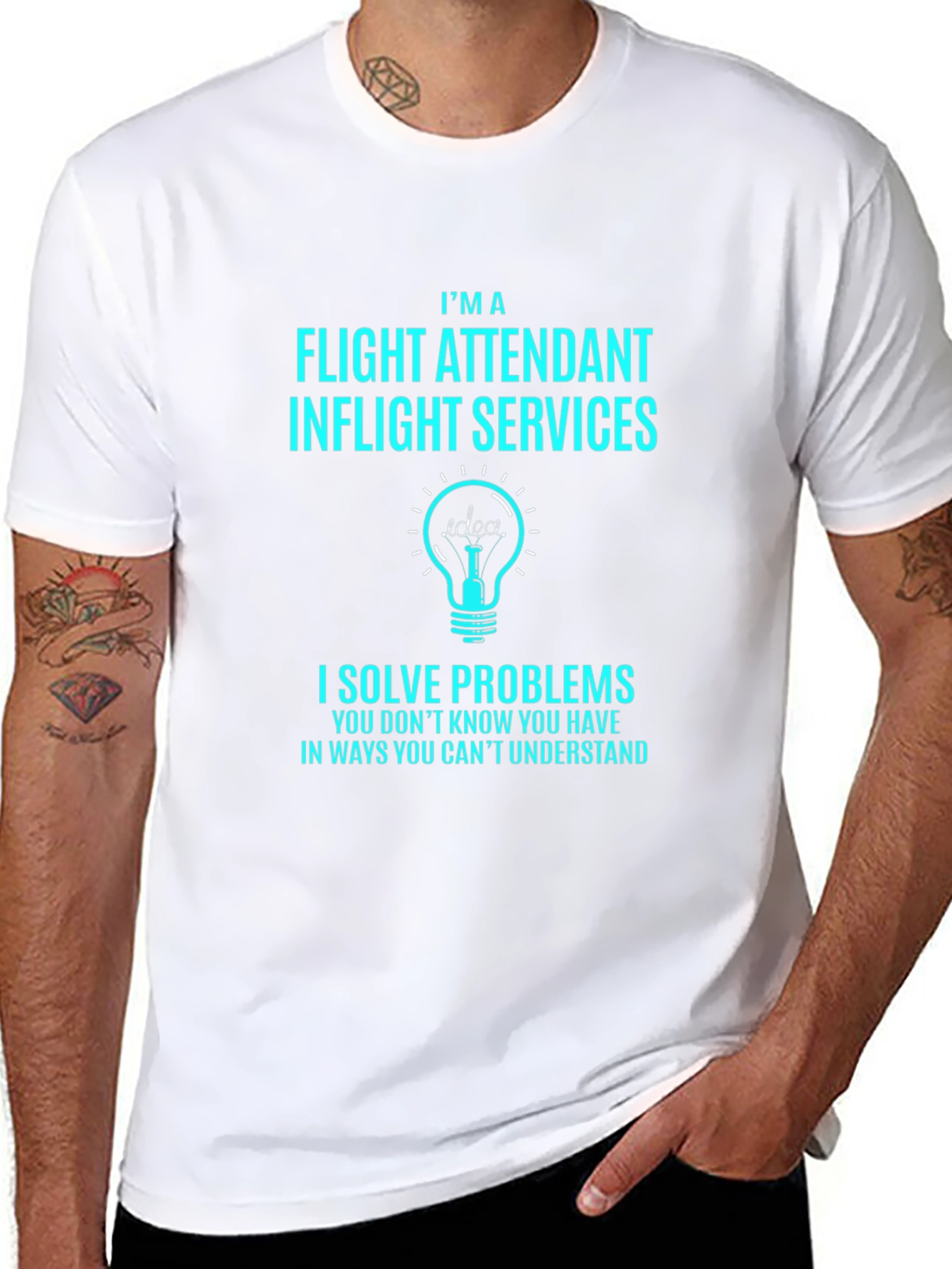 Flight Attendant Inflight Services T-Shirt