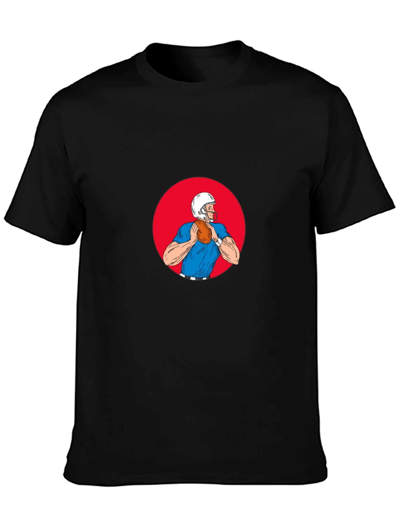 Football Quarterback Graphic T-Shirt