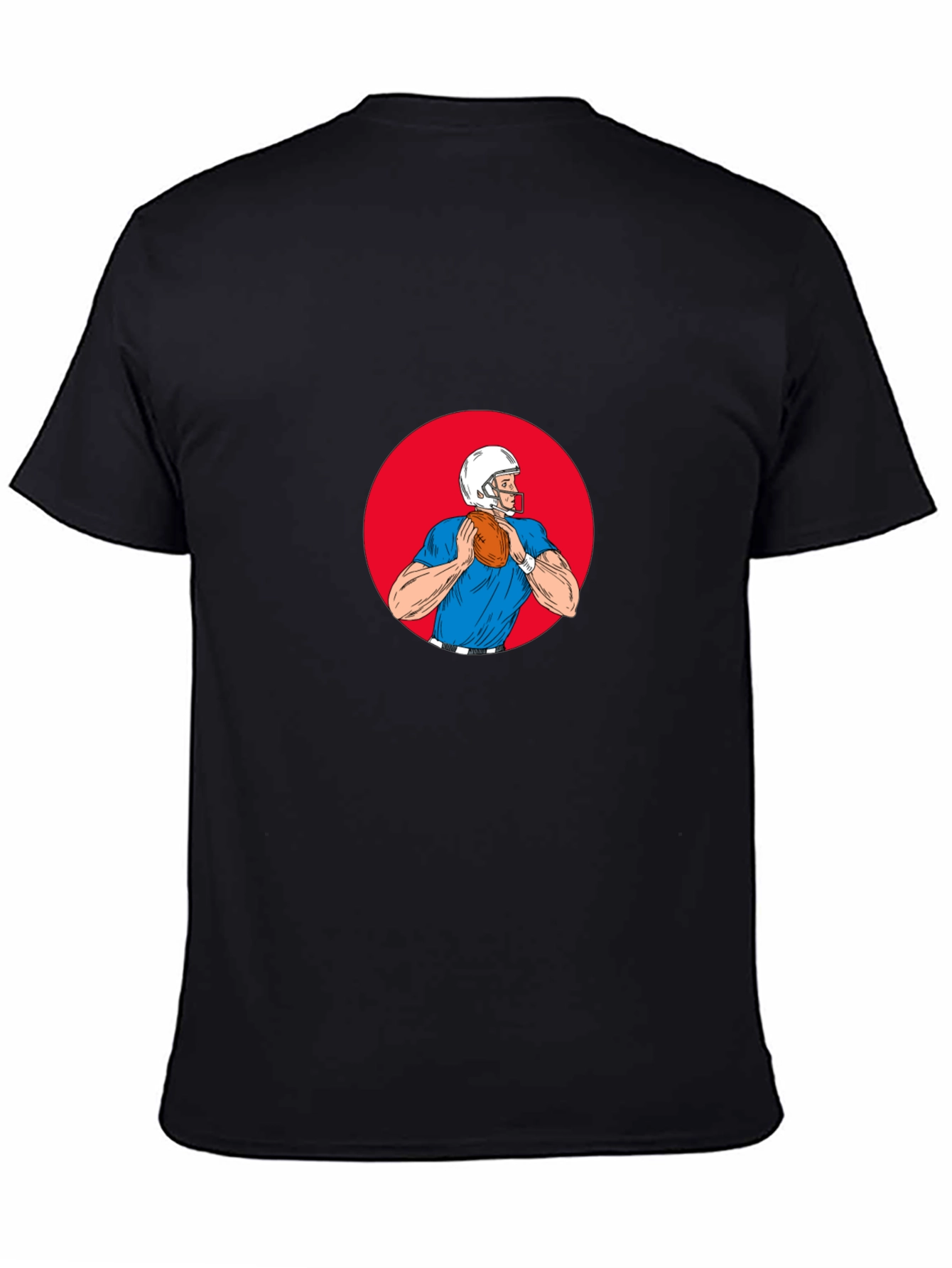 Football Quarterback Graphic T-Shirt