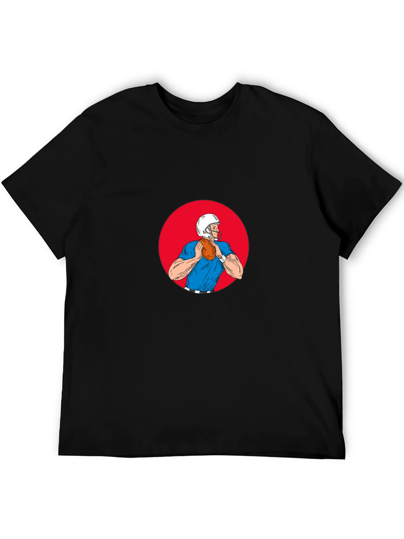 Football Quarterback Graphic T-Shirt