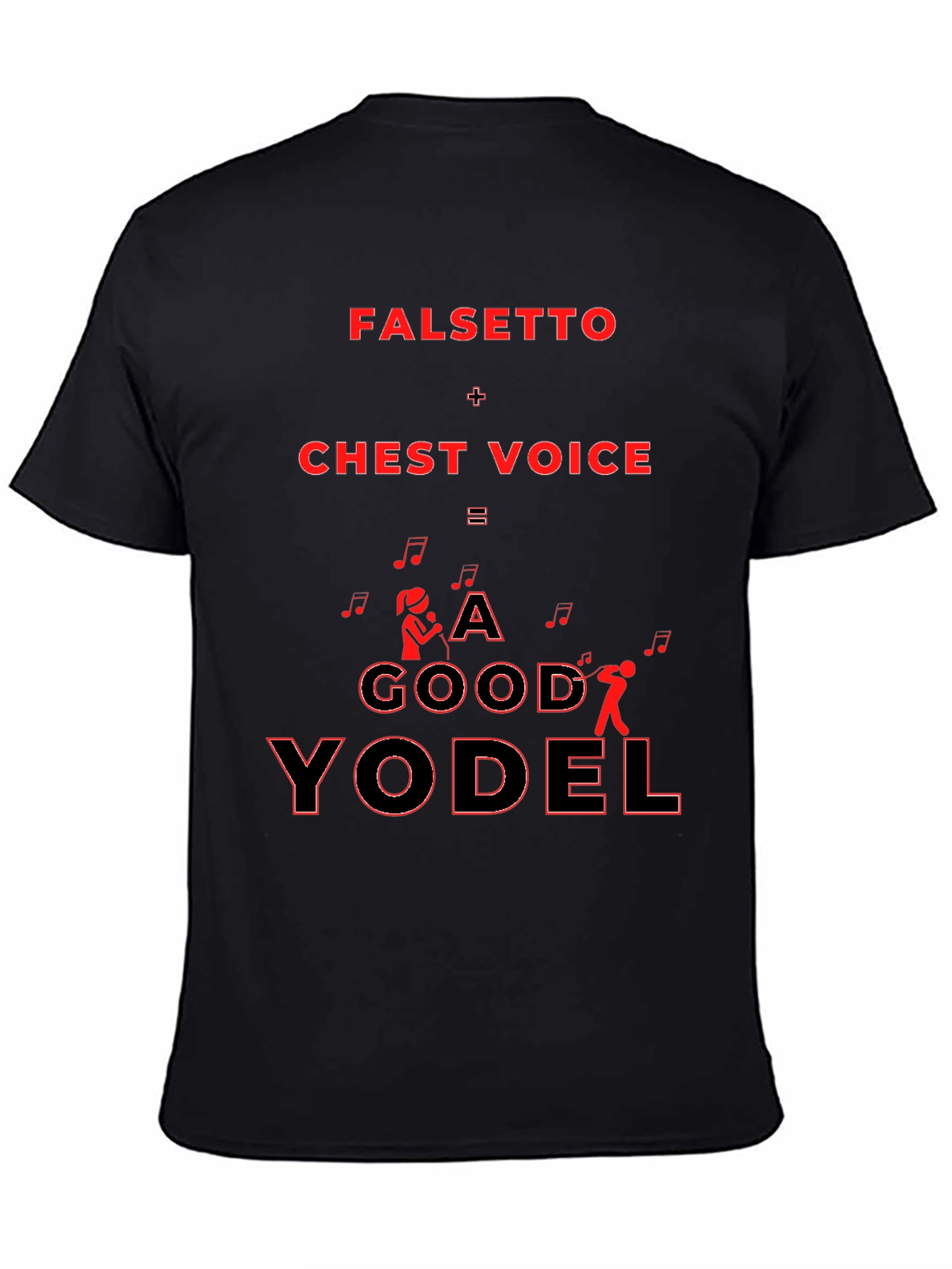 Falsetto Chest Voice Yodel Graphic T-Shirt