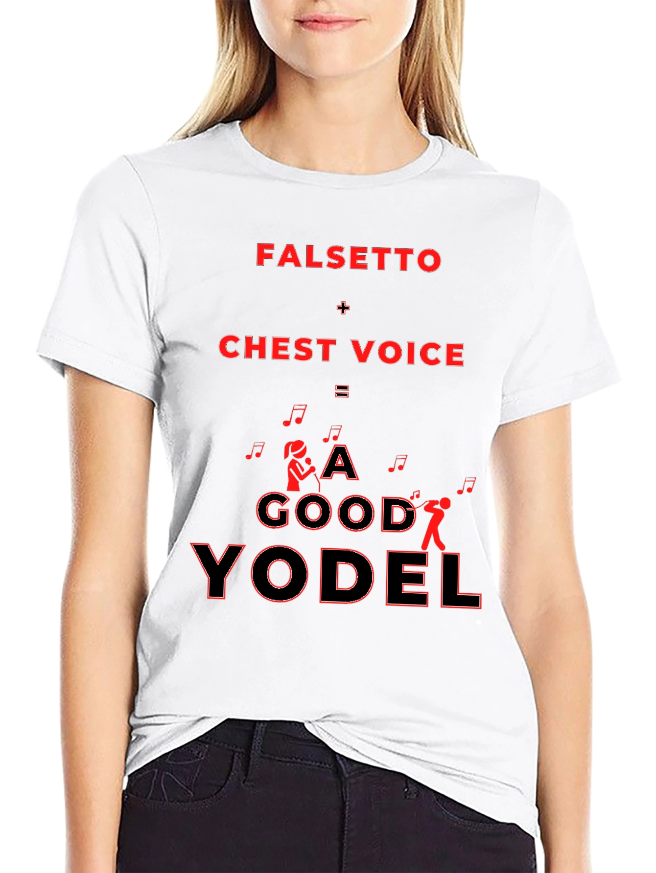 Falsetto Chest Voice Yodel Graphic T-Shirt