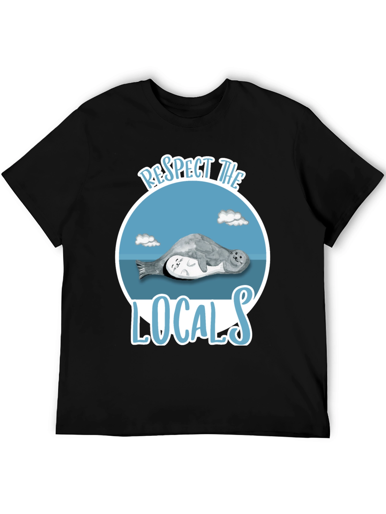 Respect the Locals Seal Graphic T-Shirt