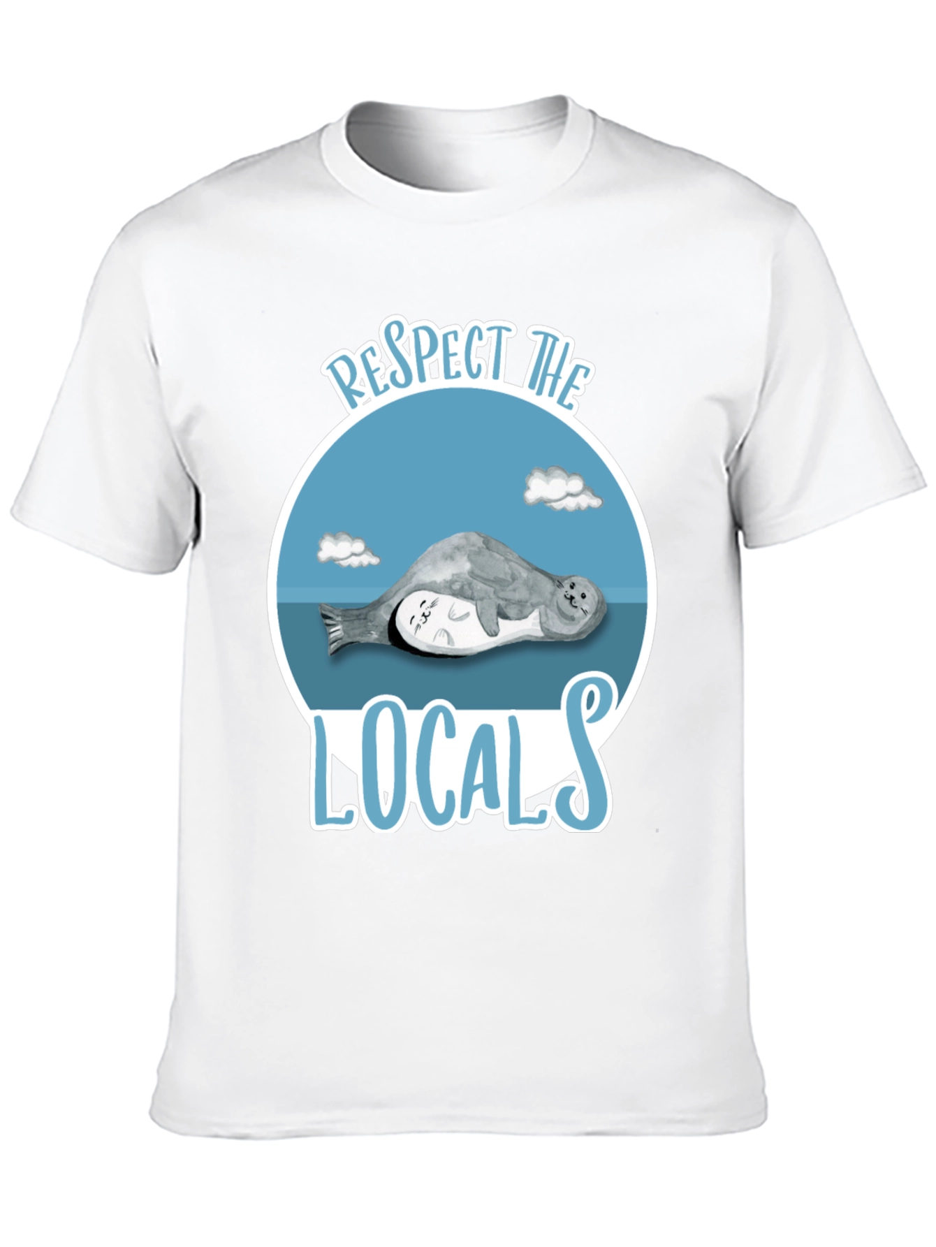Respect the Locals Seal Graphic T-Shirt