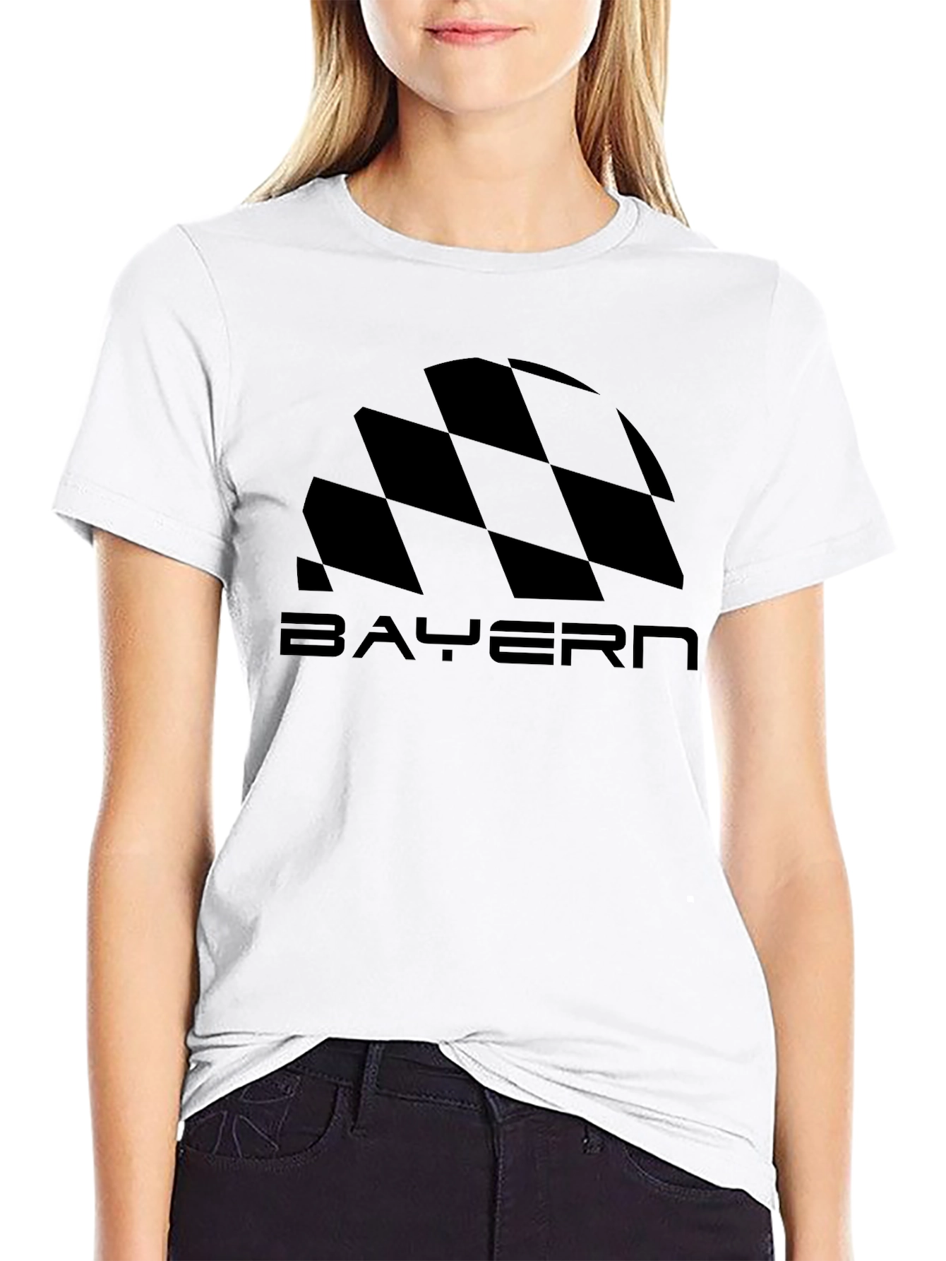Bayern Black Graphic Tee for Men