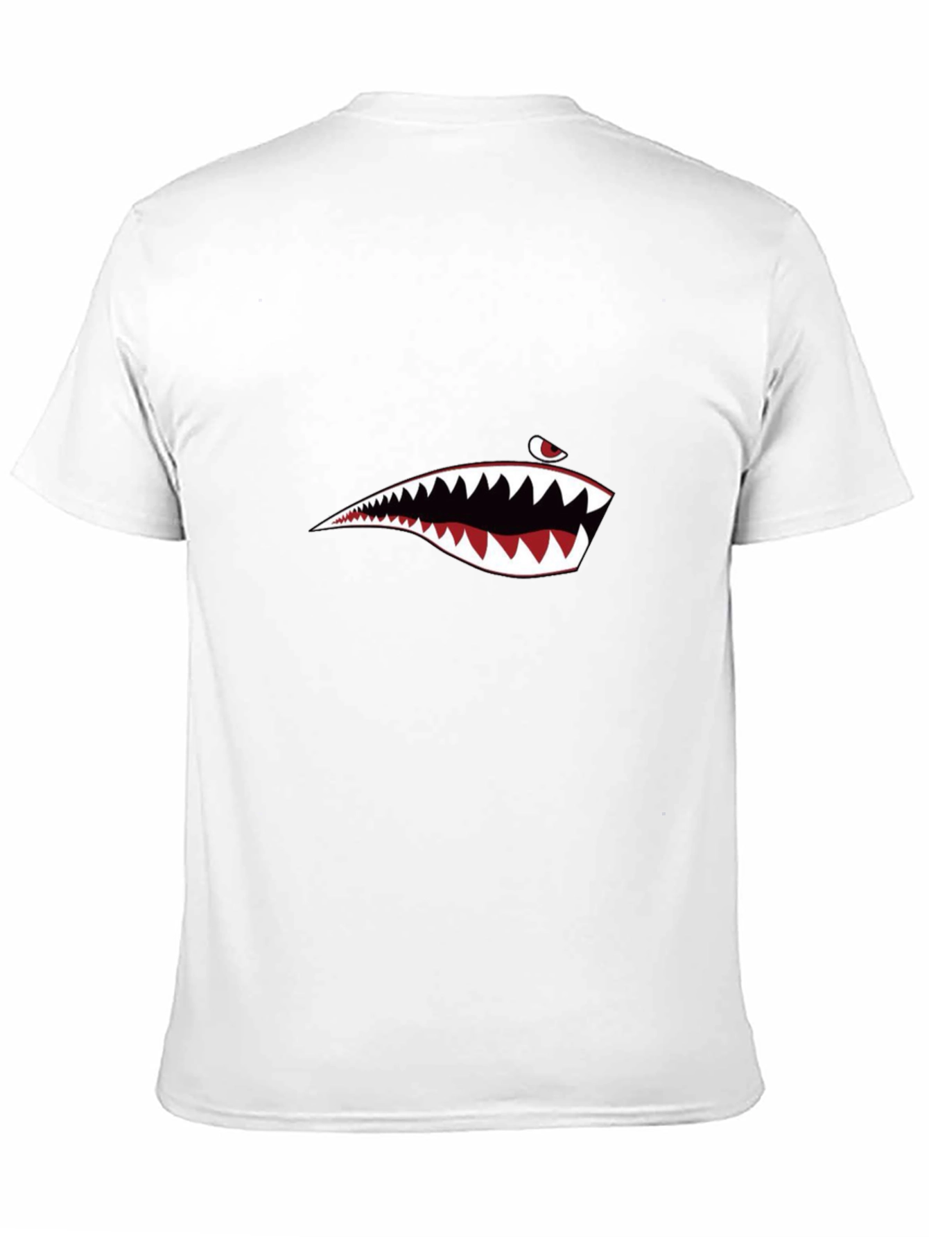 Shark Mouth Graphic Tee - Mens Black T-Shirt