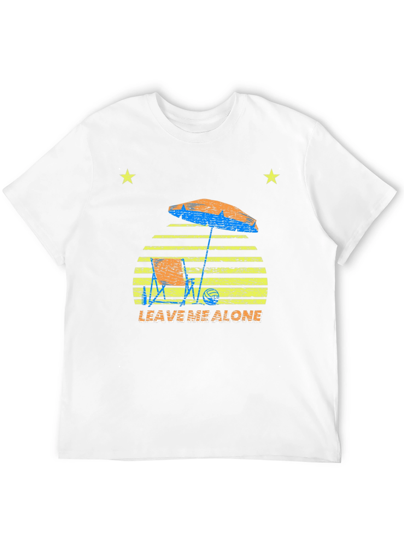 Retro Beach Leave Me Alone Graphic T-Shirt