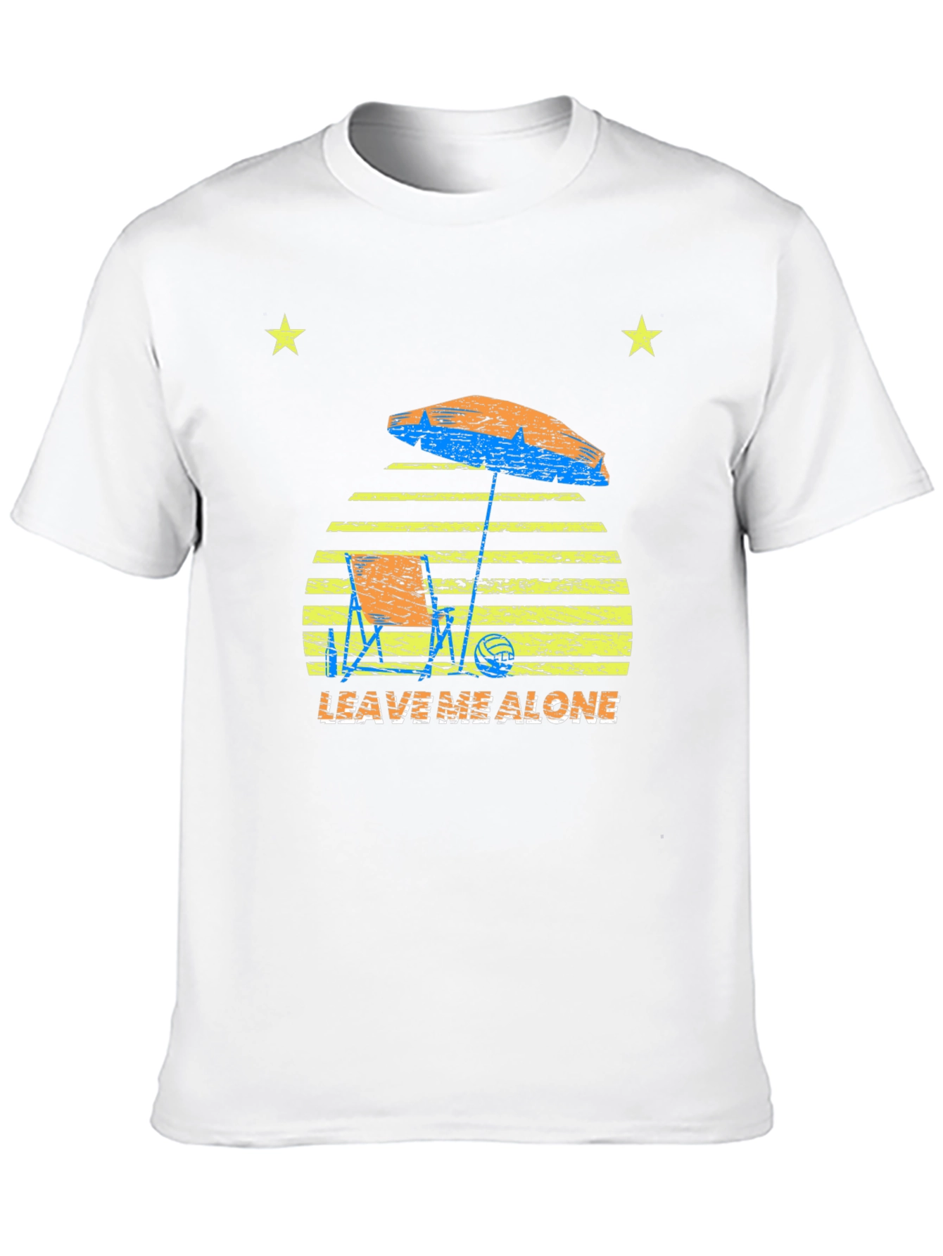 Retro Beach Leave Me Alone Graphic T-Shirt
